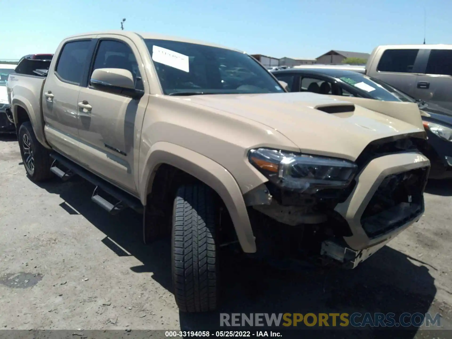 1 Photograph of a damaged car 3TMAZ5CN6LM125634 TOYOTA TACOMA 2WD 2020