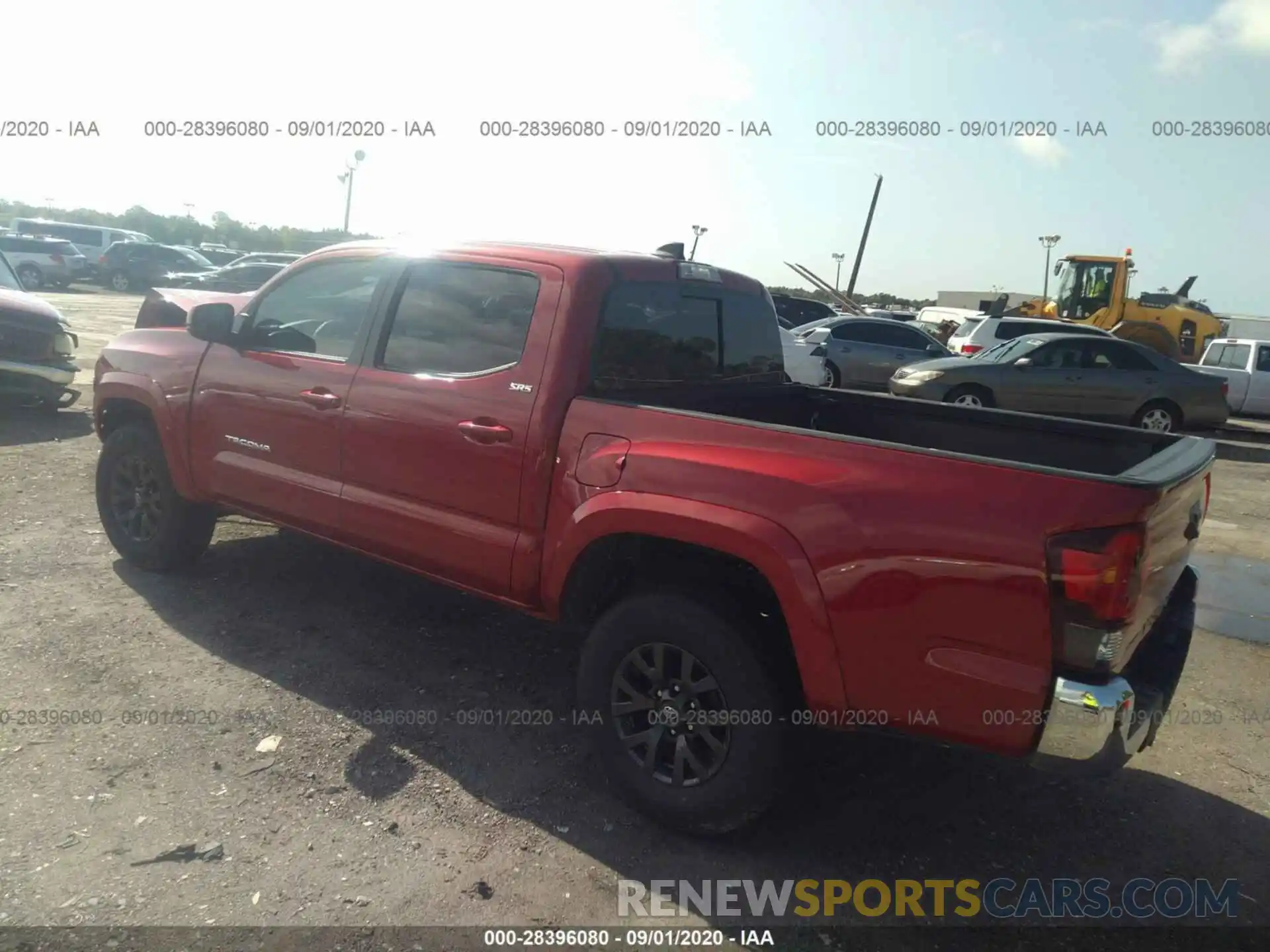 3 Photograph of a damaged car 3TMAZ5CN6LM128002 TOYOTA TACOMA 2WD 2020