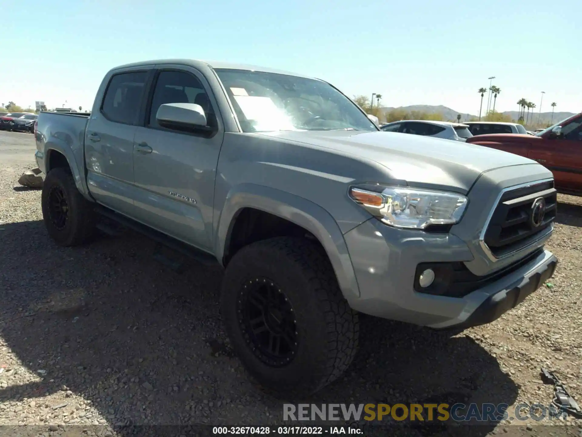 1 Photograph of a damaged car 3TMAZ5CN6LM130347 TOYOTA TACOMA 2WD 2020