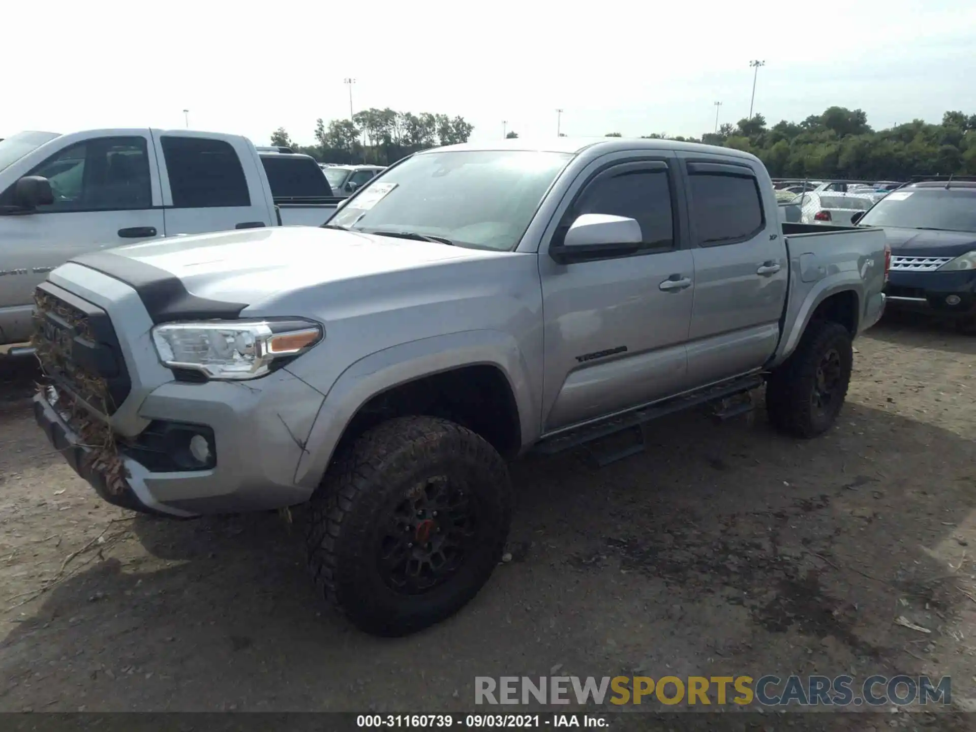 2 Photograph of a damaged car 3TMAZ5CN6LM132003 TOYOTA TACOMA 2WD 2020