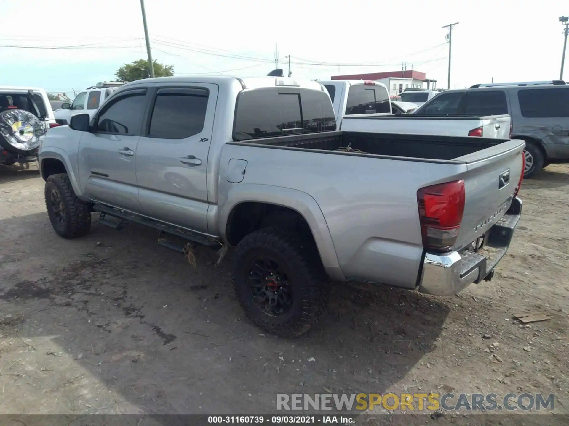 3 Photograph of a damaged car 3TMAZ5CN6LM132003 TOYOTA TACOMA 2WD 2020