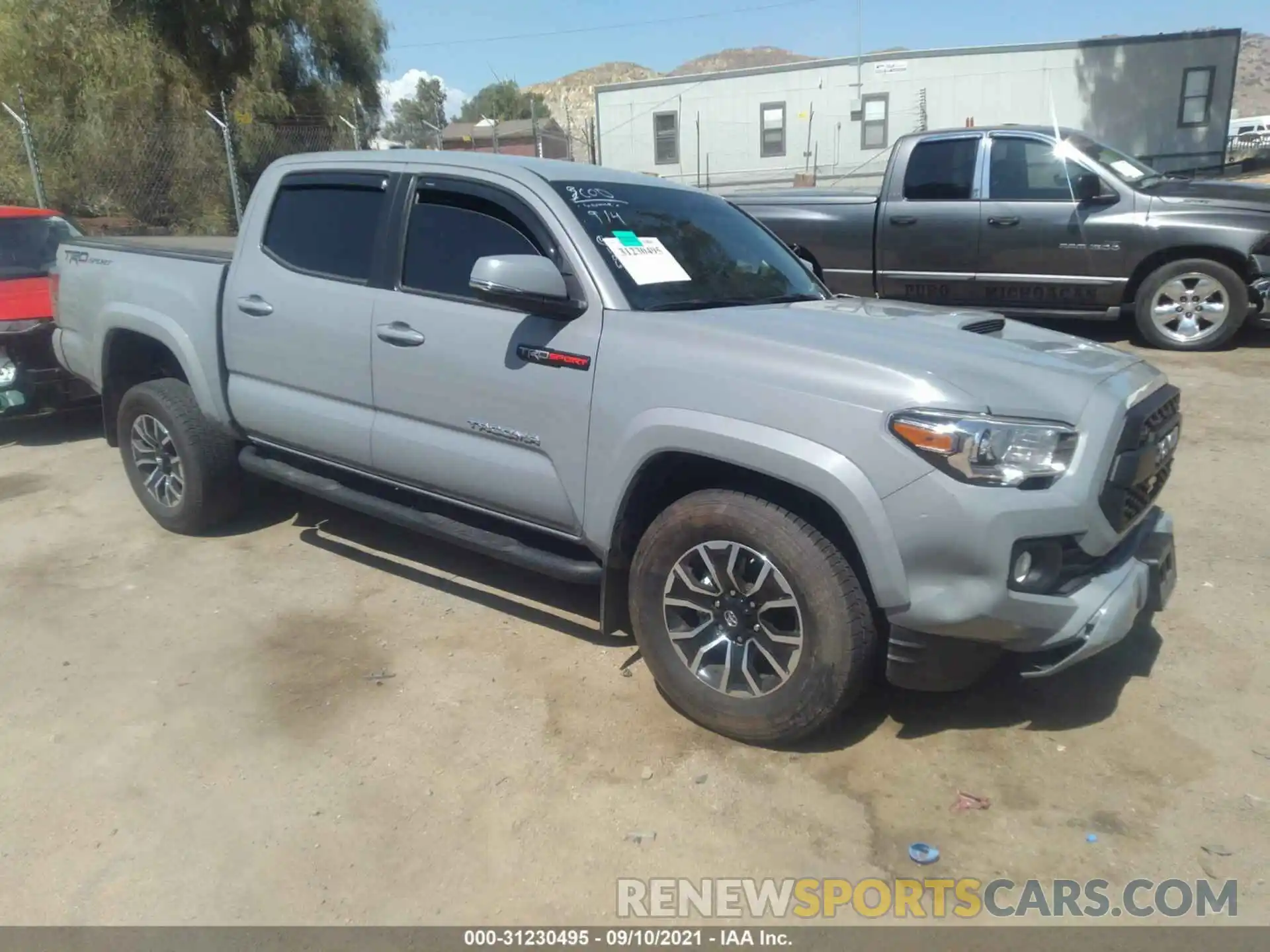 1 Photograph of a damaged car 3TMAZ5CN6LM138707 TOYOTA TACOMA 2WD 2020