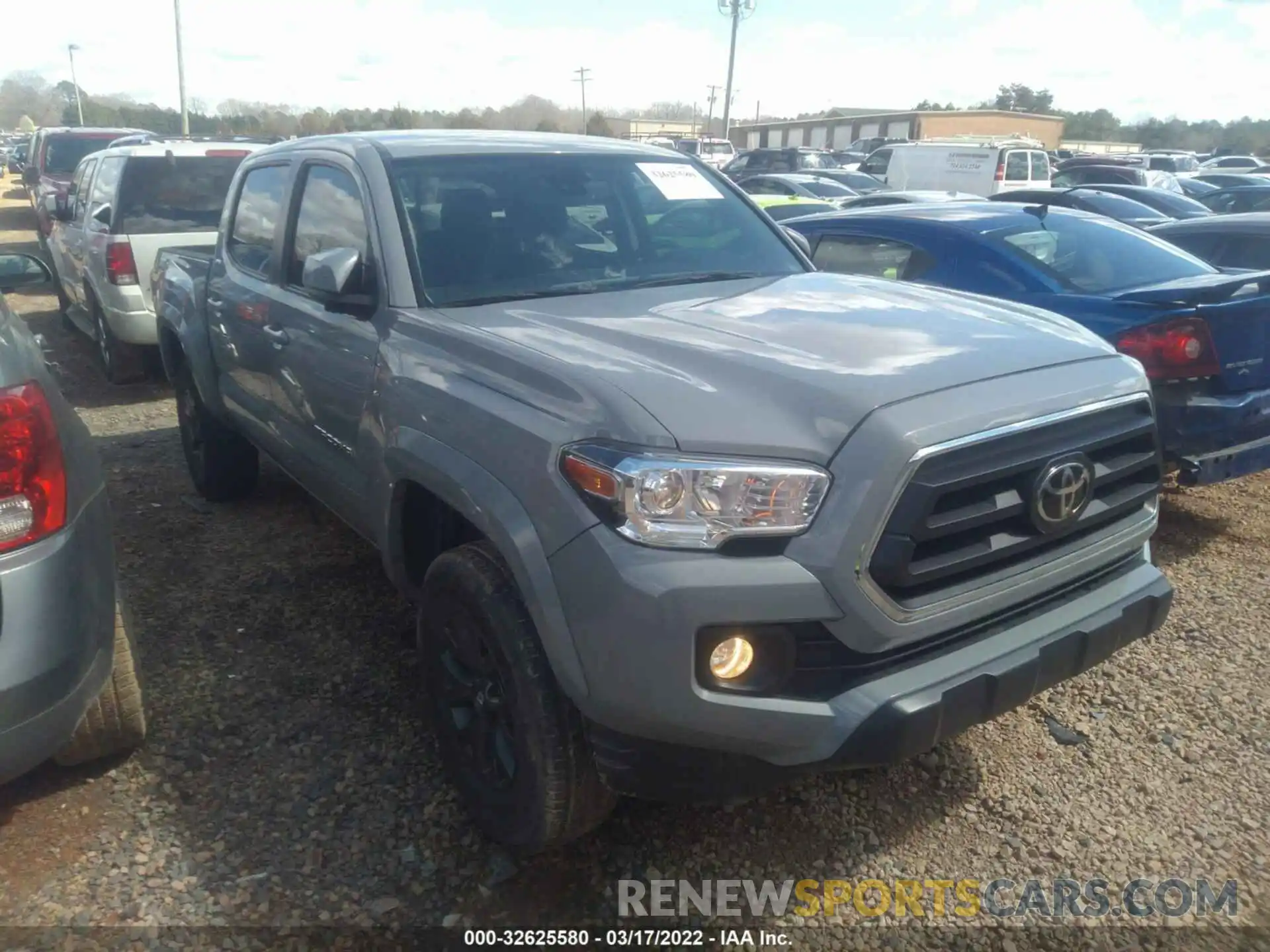 1 Photograph of a damaged car 3TMAZ5CN7LM116022 TOYOTA TACOMA 2WD 2020