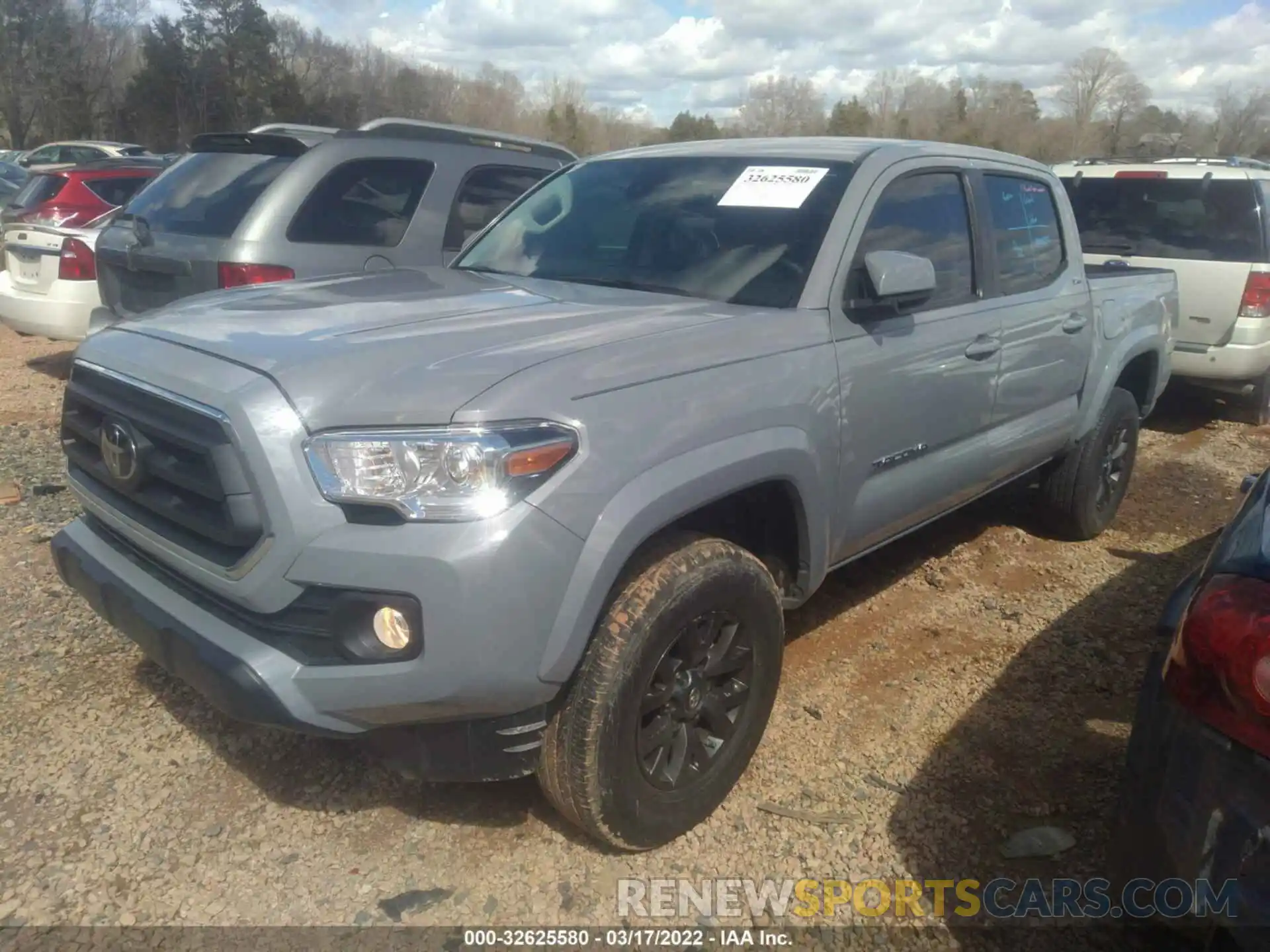 2 Photograph of a damaged car 3TMAZ5CN7LM116022 TOYOTA TACOMA 2WD 2020