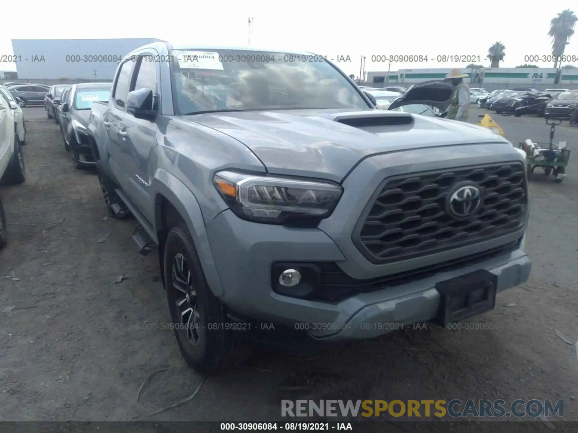 1 Photograph of a damaged car 3TMAZ5CN7LM116568 TOYOTA TACOMA 2WD 2020