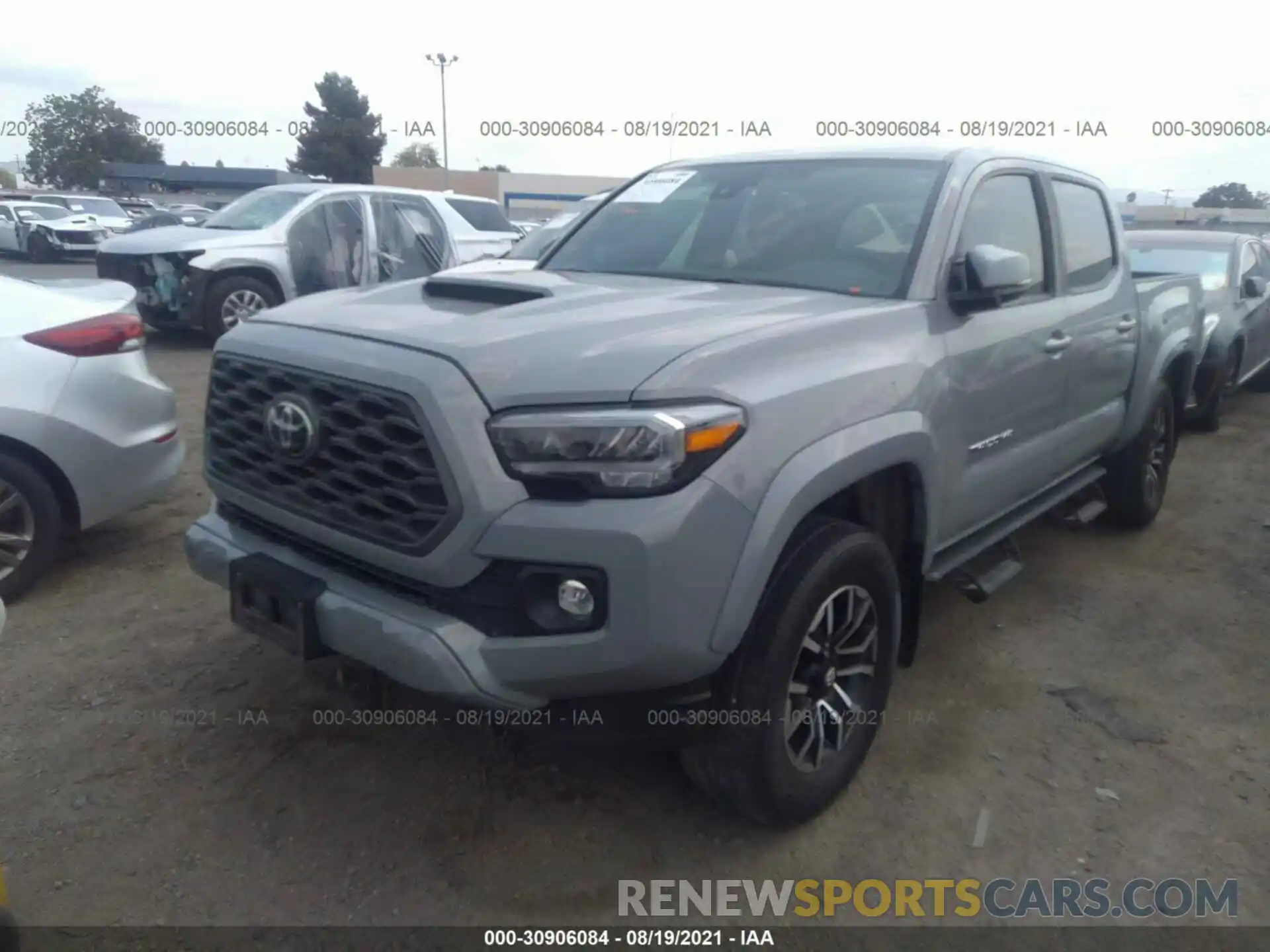 2 Photograph of a damaged car 3TMAZ5CN7LM116568 TOYOTA TACOMA 2WD 2020