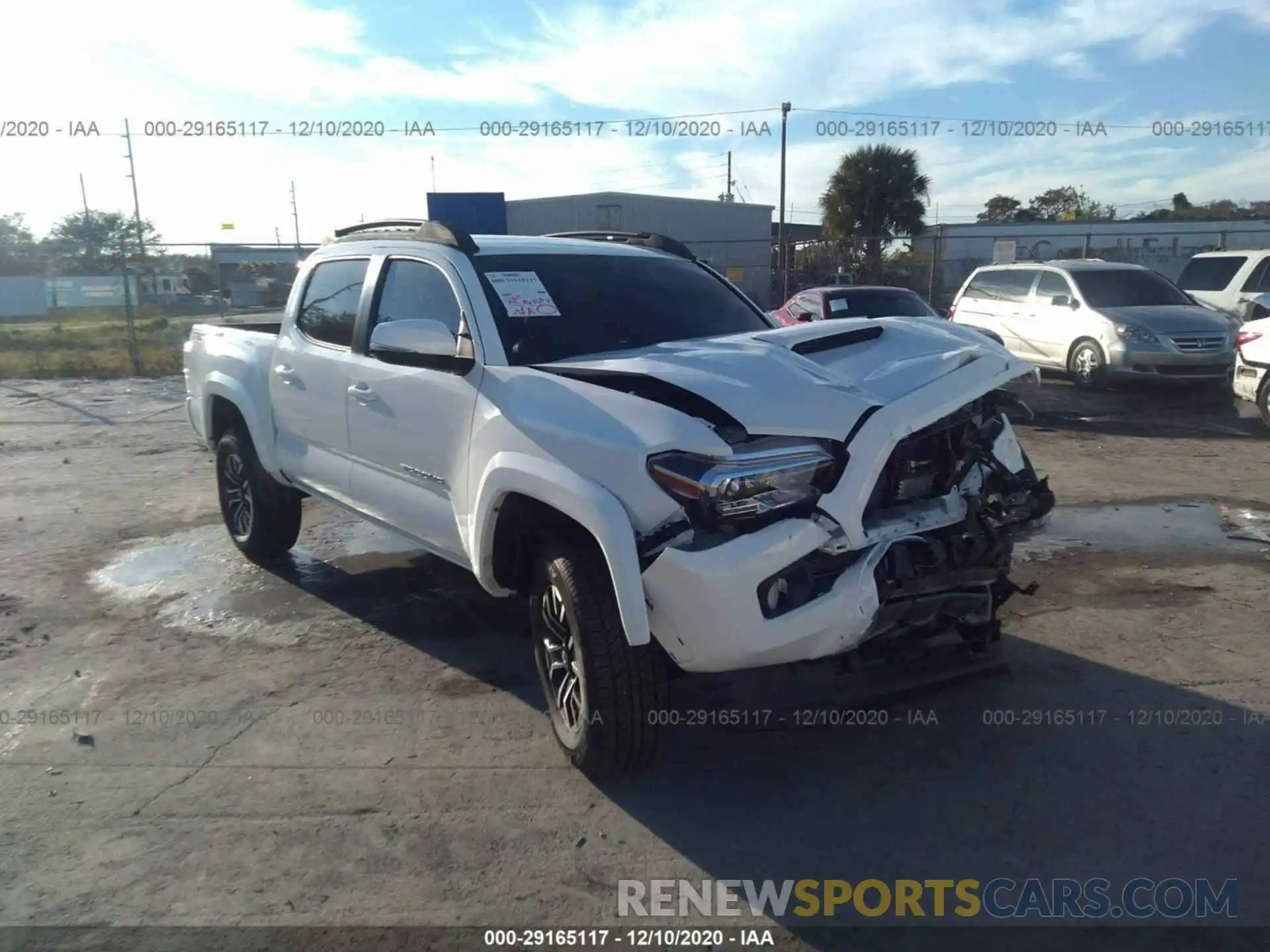 1 Photograph of a damaged car 3TMAZ5CN7LM124198 TOYOTA TACOMA 2WD 2020