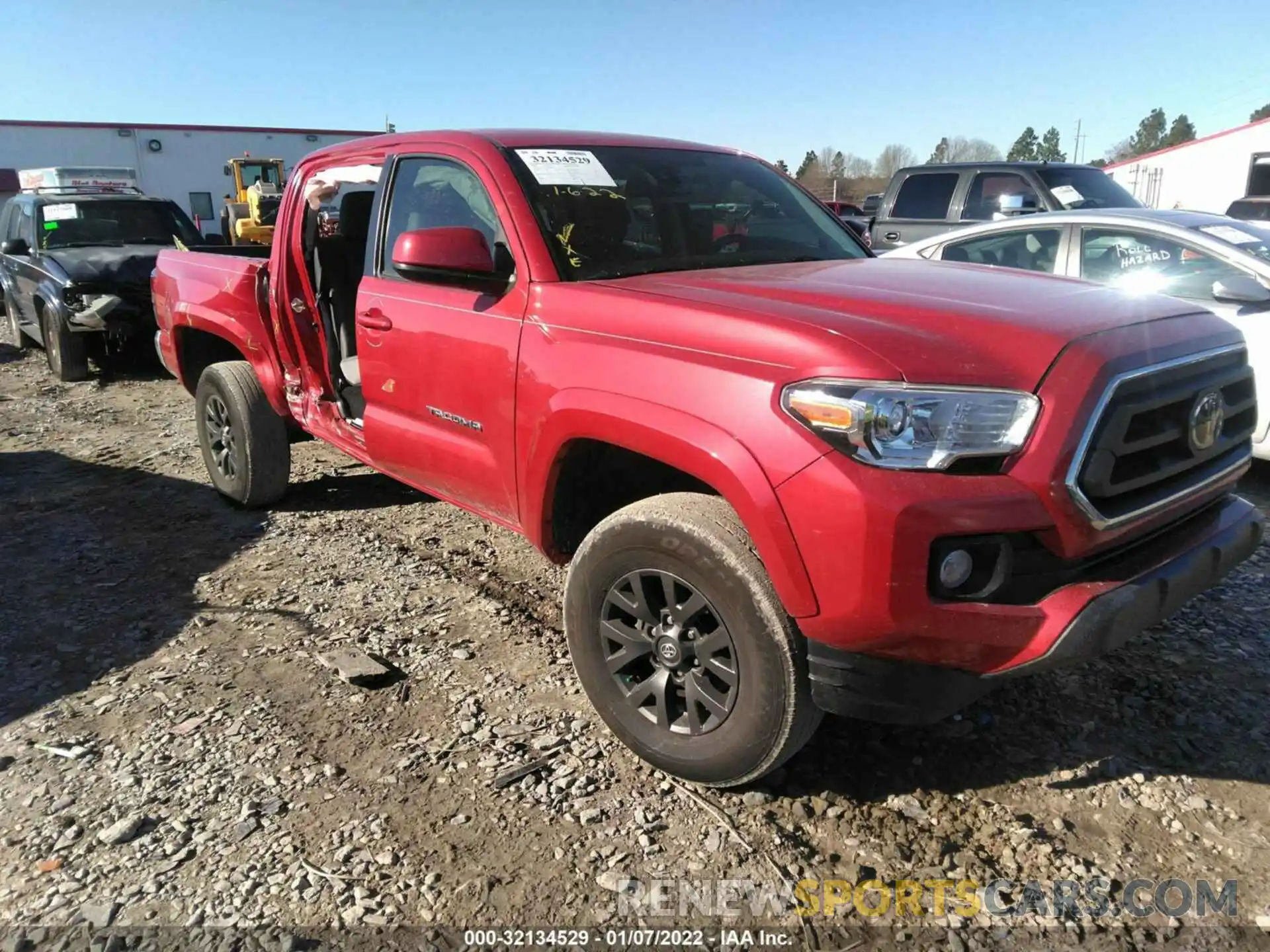 1 Photograph of a damaged car 3TMAZ5CN7LM126517 TOYOTA TACOMA 2WD 2020