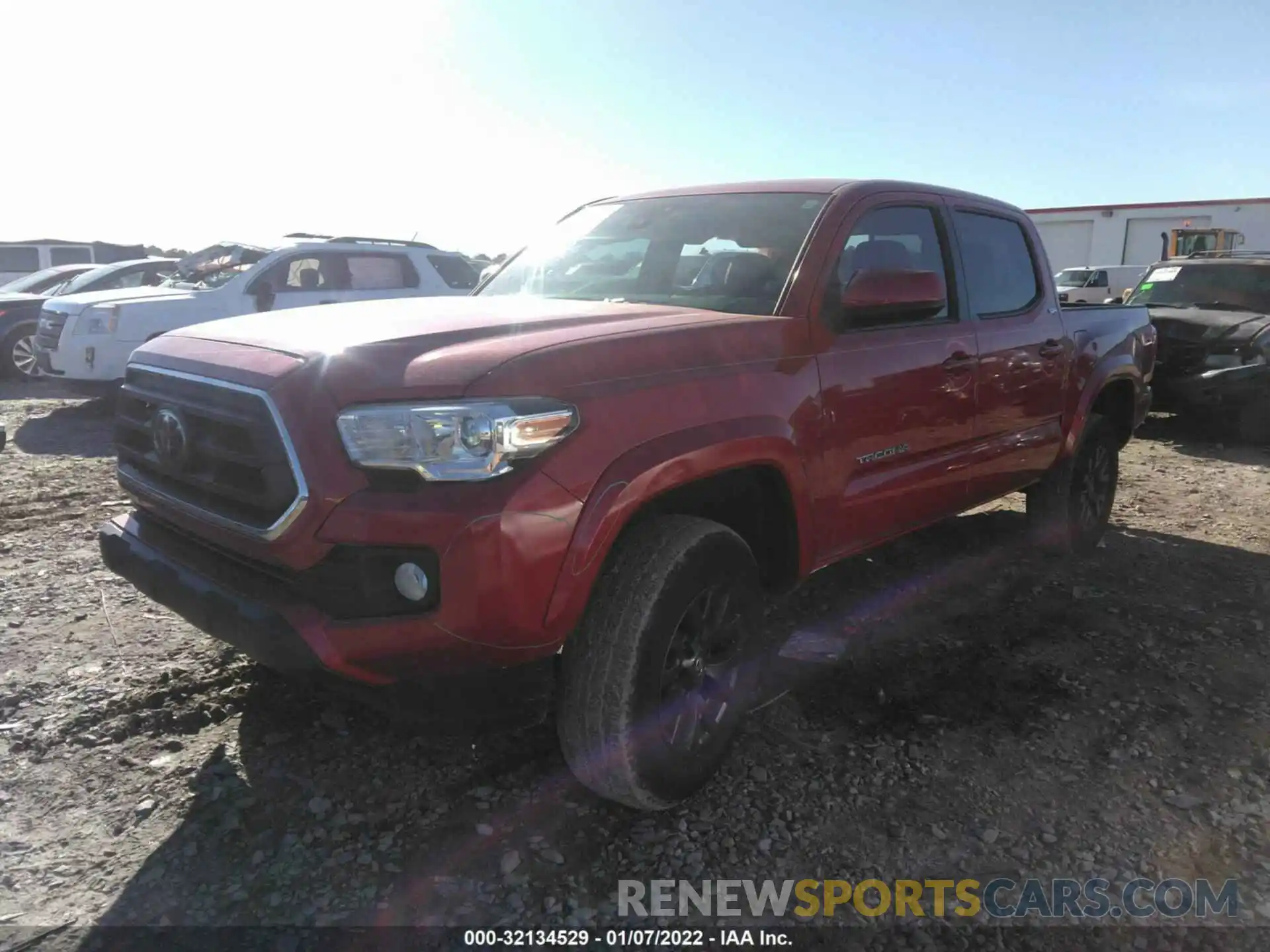 2 Photograph of a damaged car 3TMAZ5CN7LM126517 TOYOTA TACOMA 2WD 2020