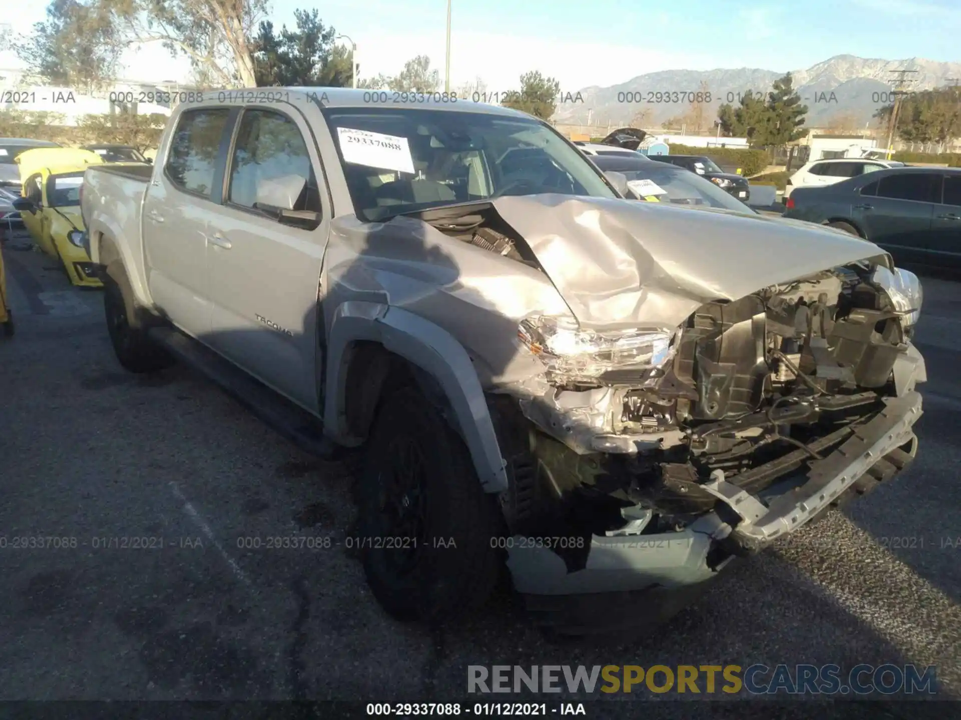 1 Photograph of a damaged car 3TMAZ5CN7LM132365 TOYOTA TACOMA 2WD 2020