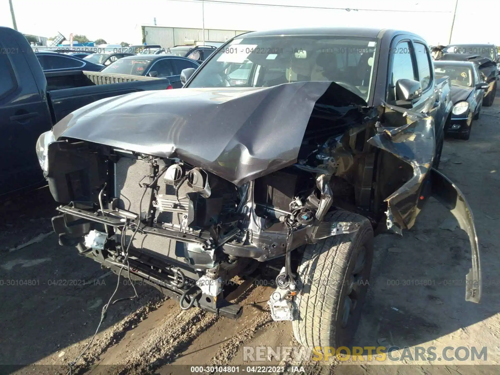 6 Photograph of a damaged car 3TMAZ5CN7LM133435 TOYOTA TACOMA 2WD 2020