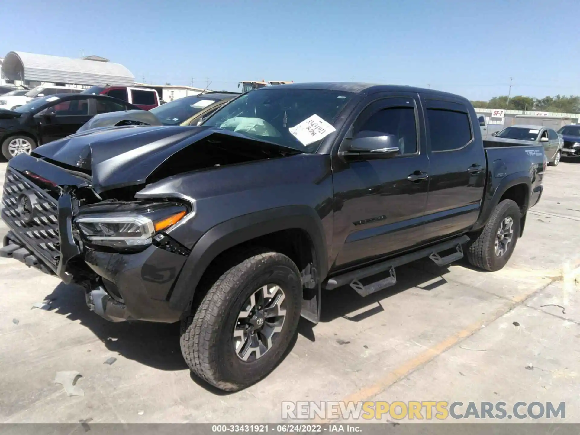 2 Photograph of a damaged car 3TMAZ5CN7LM135346 TOYOTA TACOMA 2WD 2020