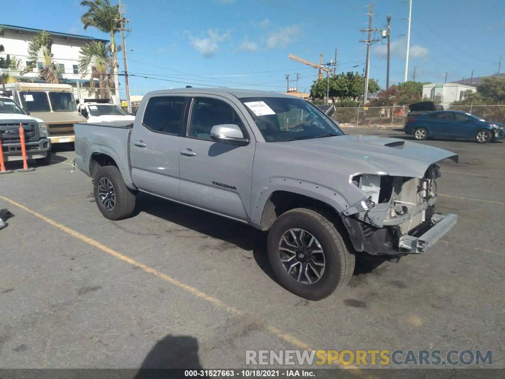 1 Photograph of a damaged car 3TMAZ5CN7LM137128 TOYOTA TACOMA 2WD 2020