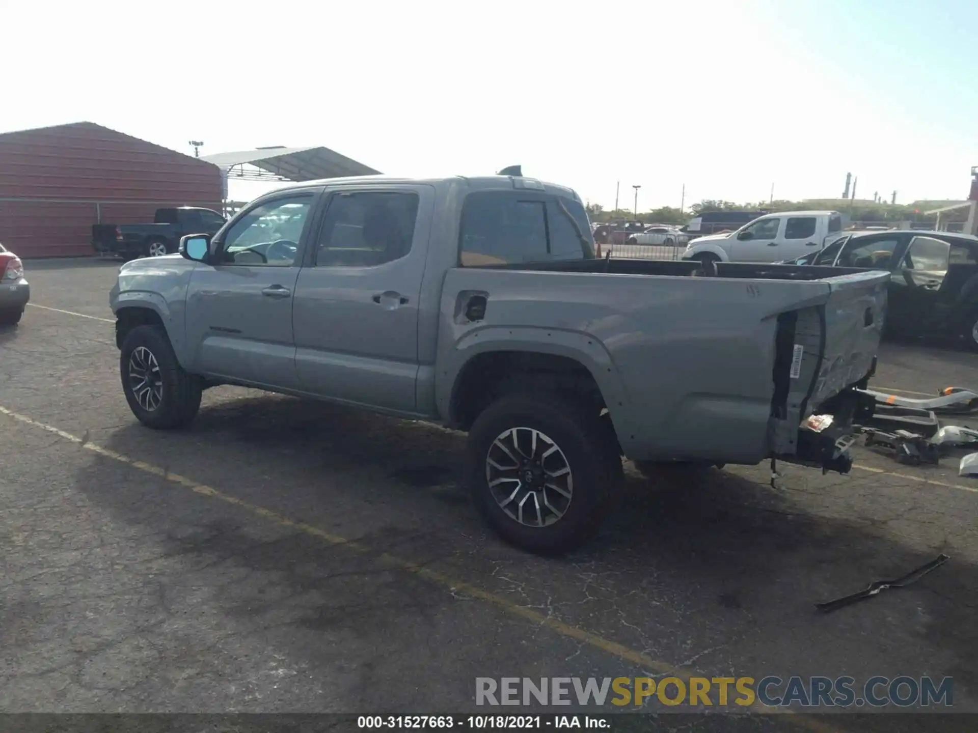 3 Photograph of a damaged car 3TMAZ5CN7LM137128 TOYOTA TACOMA 2WD 2020