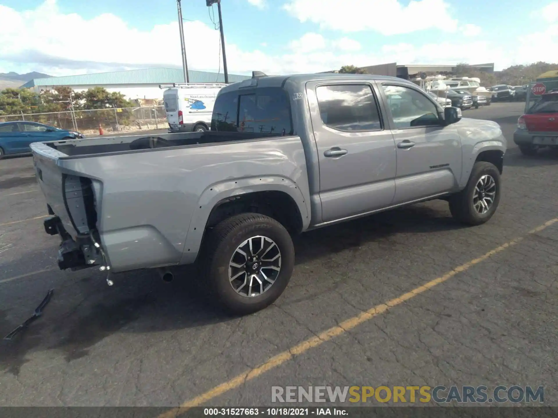 4 Photograph of a damaged car 3TMAZ5CN7LM137128 TOYOTA TACOMA 2WD 2020