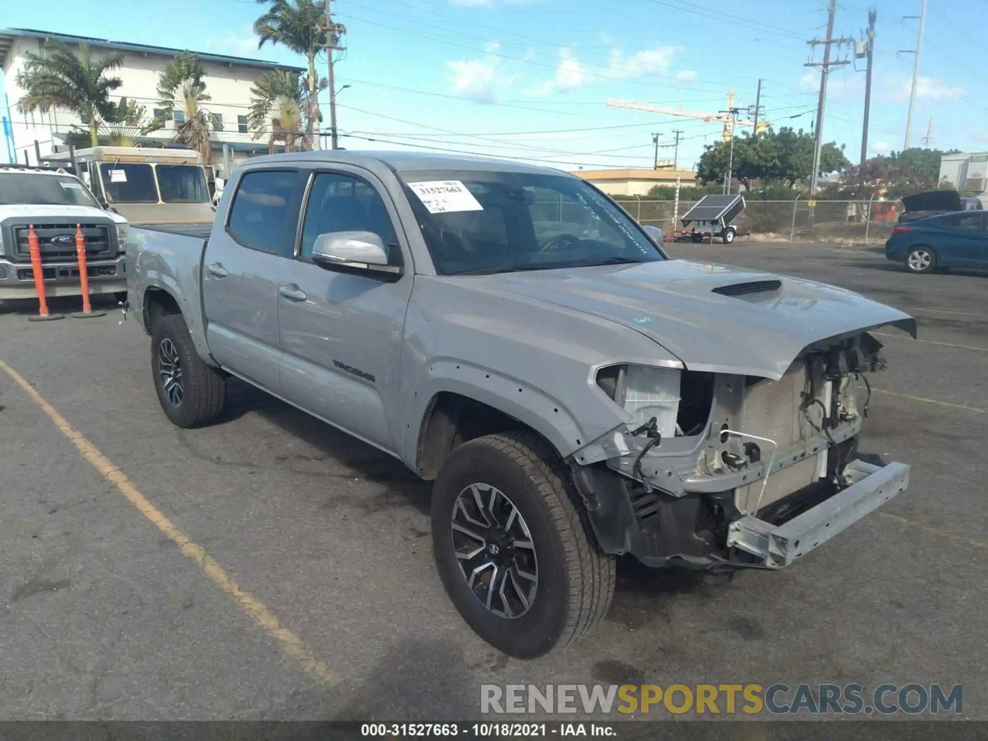 6 Photograph of a damaged car 3TMAZ5CN7LM137128 TOYOTA TACOMA 2WD 2020