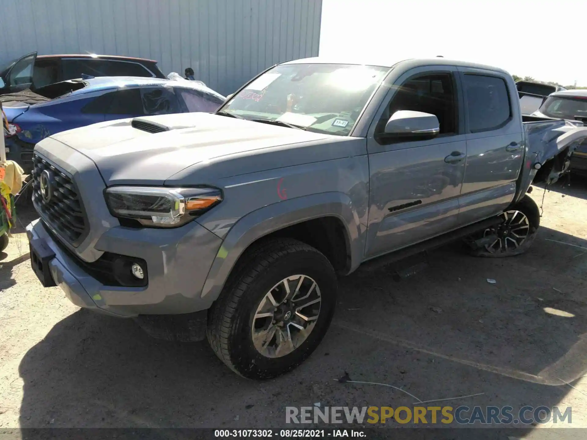 2 Photograph of a damaged car 3TMAZ5CN8LM119818 TOYOTA TACOMA 2WD 2020