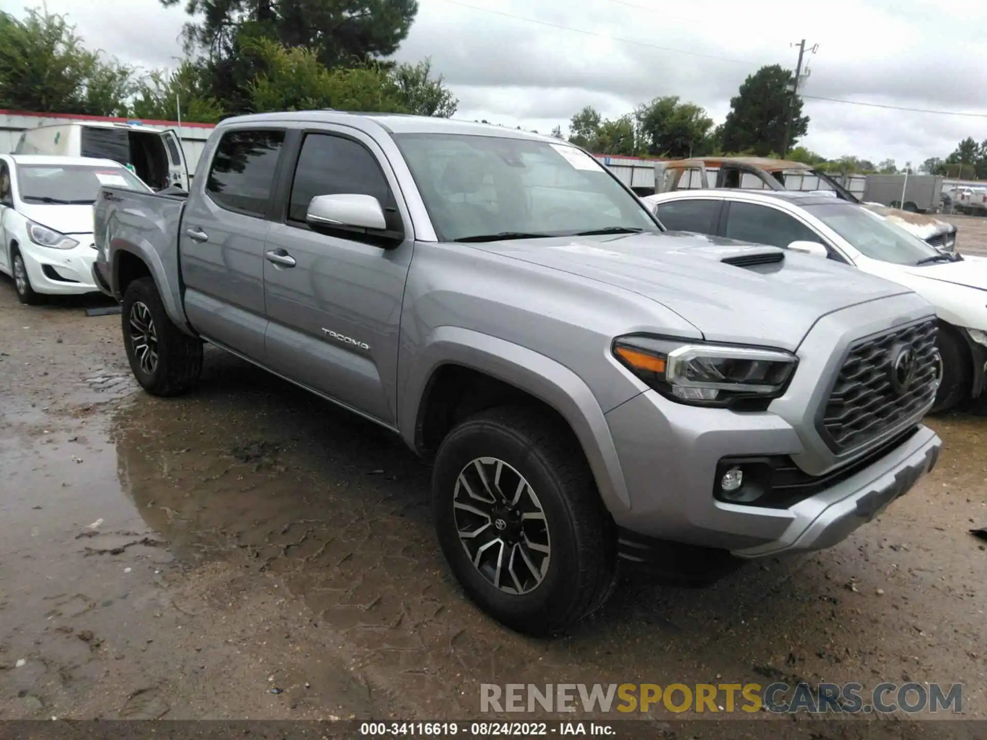 1 Photograph of a damaged car 3TMAZ5CN8LM124162 TOYOTA TACOMA 2WD 2020