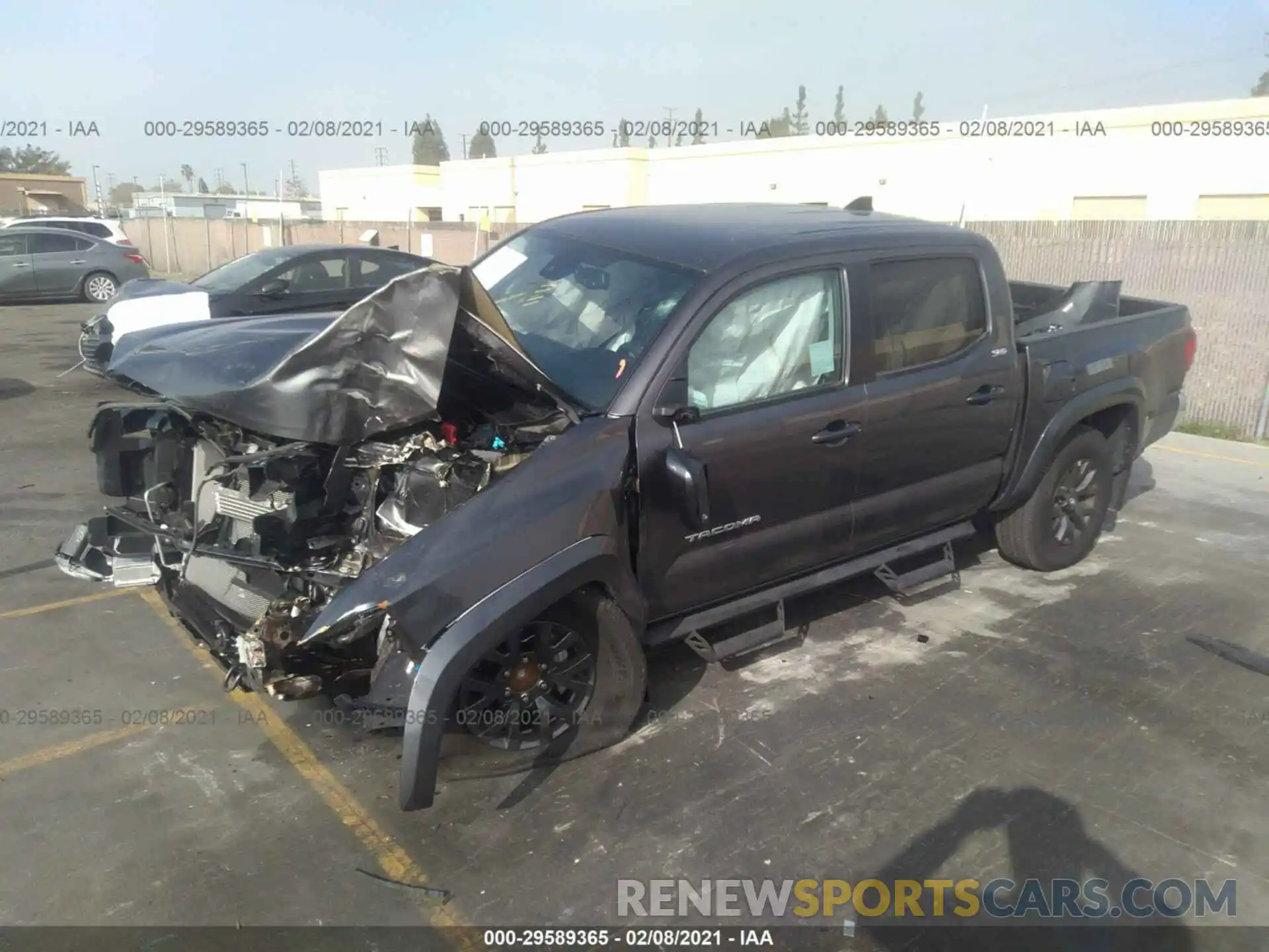 2 Фотография поврежденного автомобиля 3TMAZ5CN8LM126316 TOYOTA TACOMA 2WD 2020
