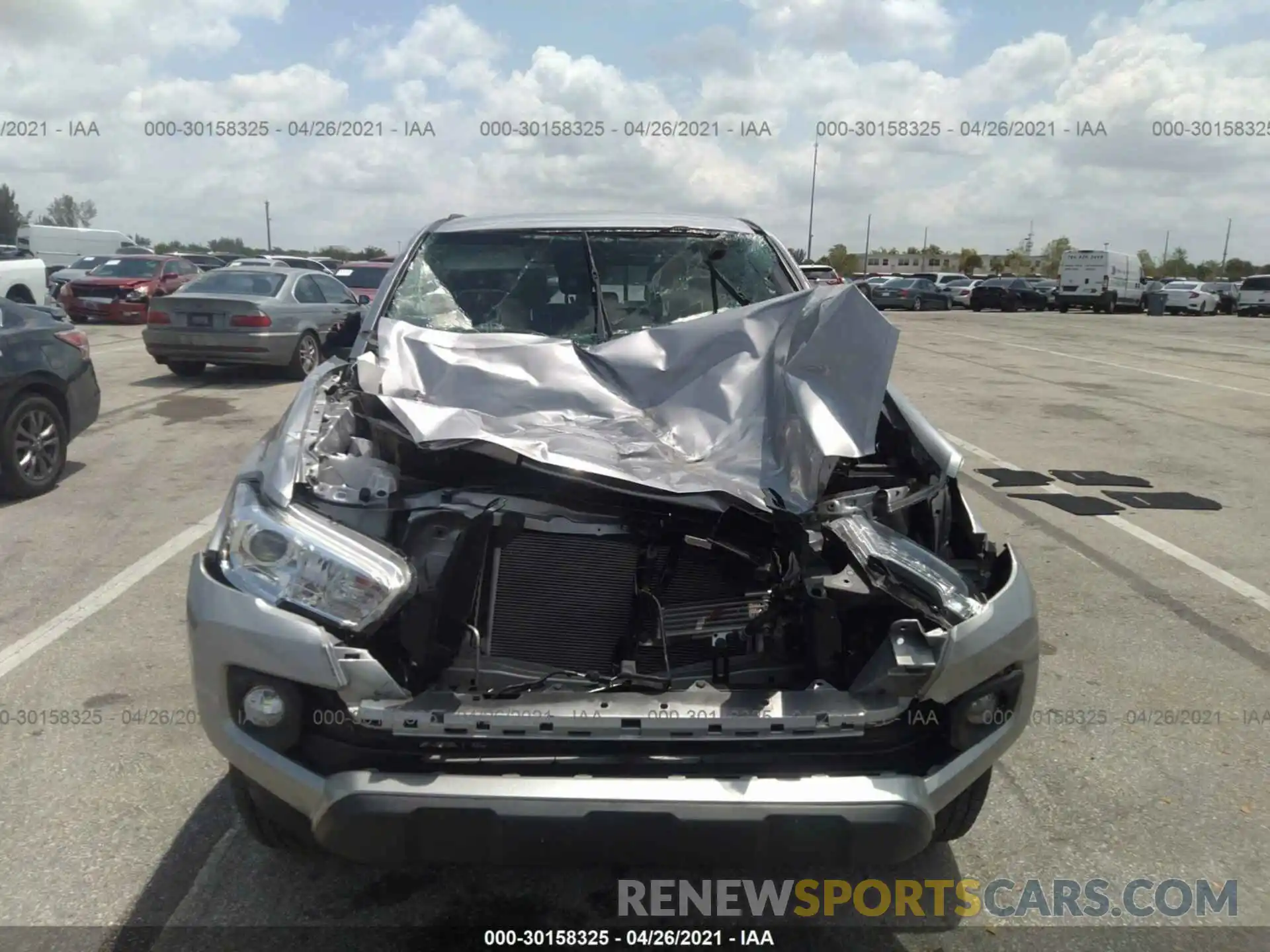 6 Photograph of a damaged car 3TMAZ5CN8LM128549 TOYOTA TACOMA 2WD 2020