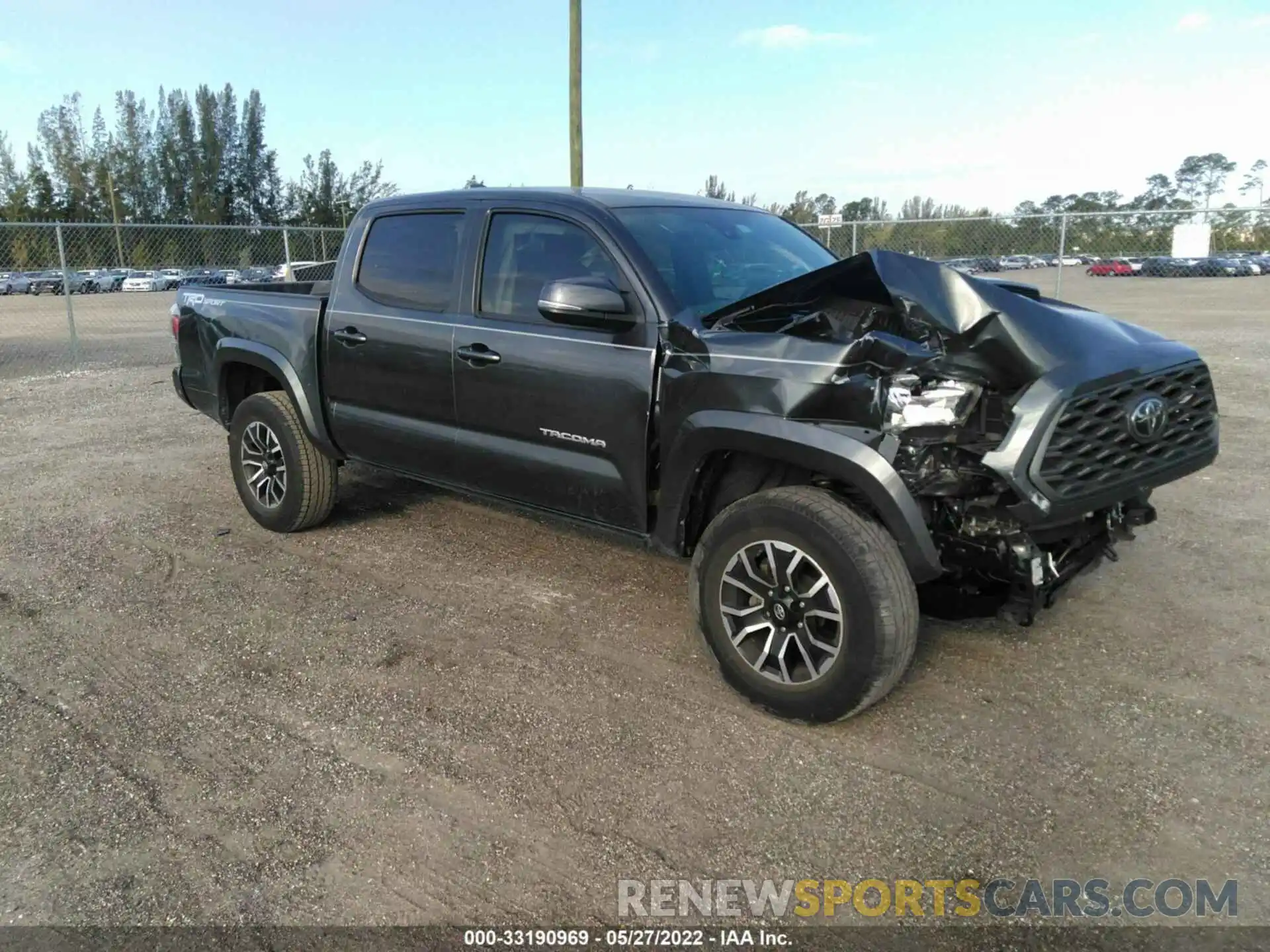 1 Photograph of a damaged car 3TMAZ5CN9LM114773 TOYOTA TACOMA 2WD 2020