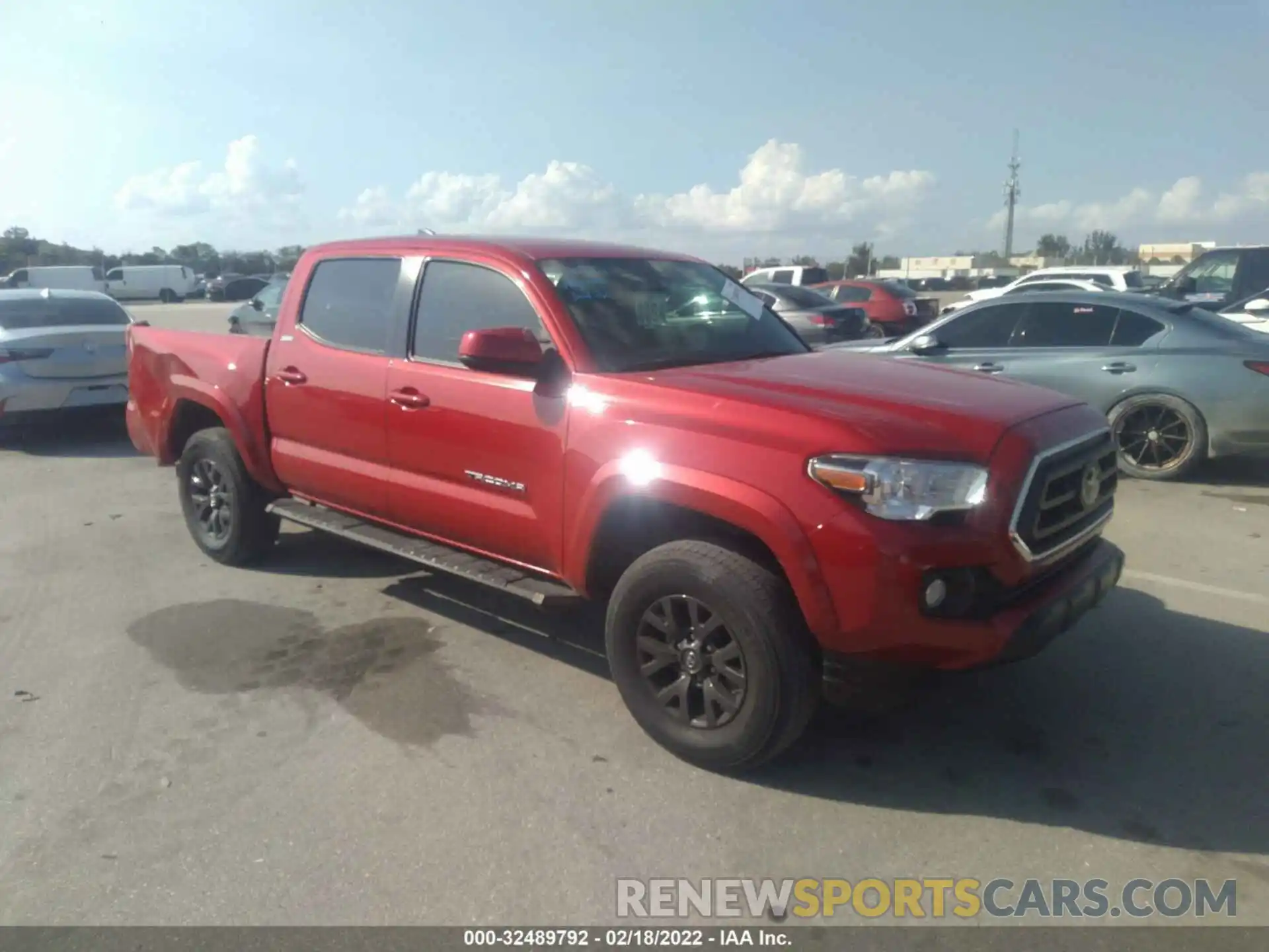 1 Photograph of a damaged car 3TMAZ5CN9LM116281 TOYOTA TACOMA 2WD 2020