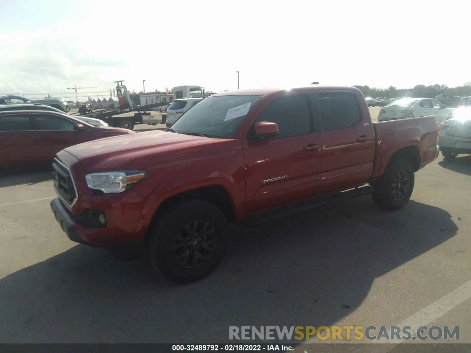 2 Photograph of a damaged car 3TMAZ5CN9LM116281 TOYOTA TACOMA 2WD 2020