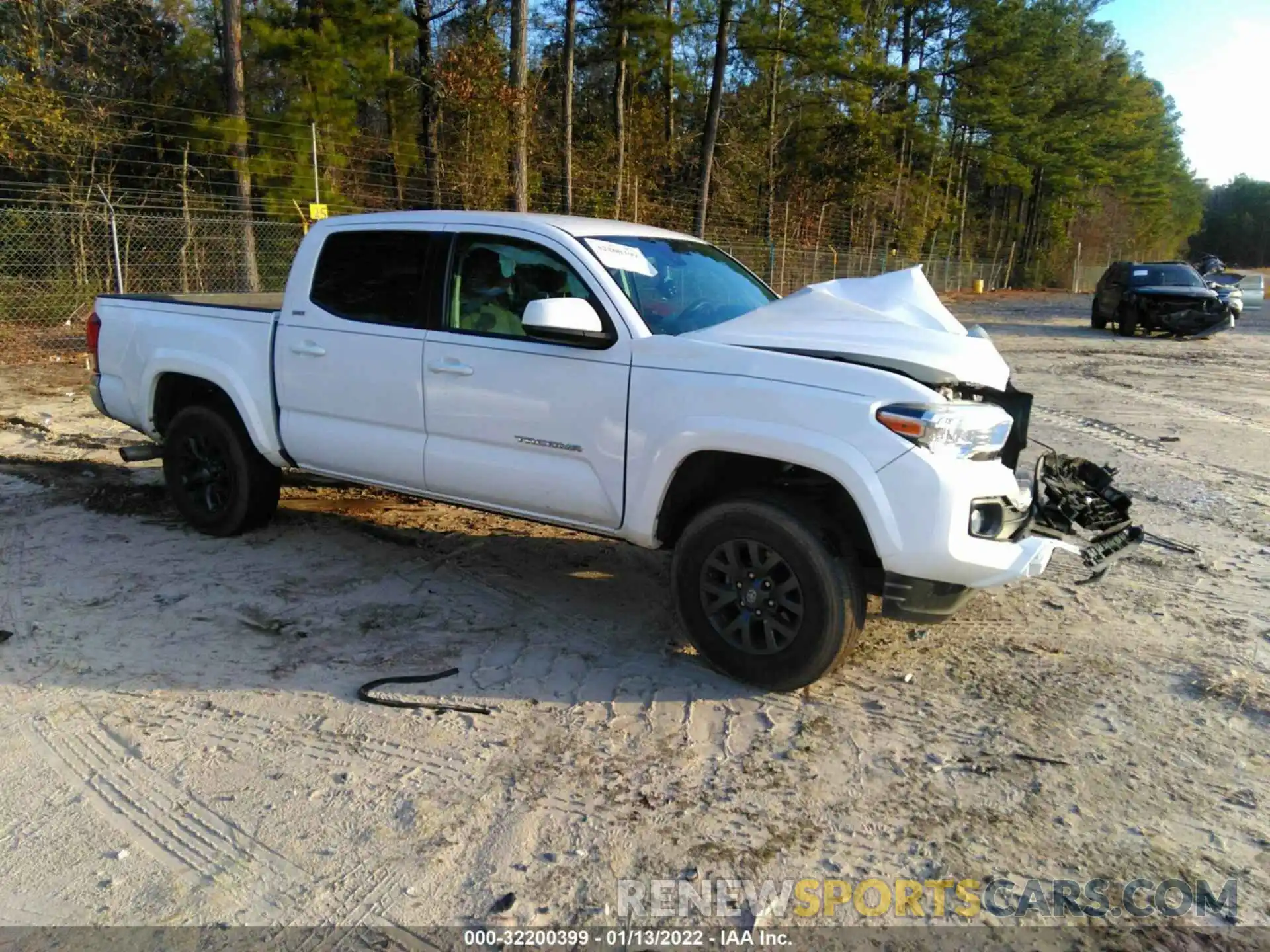 1 Photograph of a damaged car 3TMAZ5CN9LM122579 TOYOTA TACOMA 2WD 2020