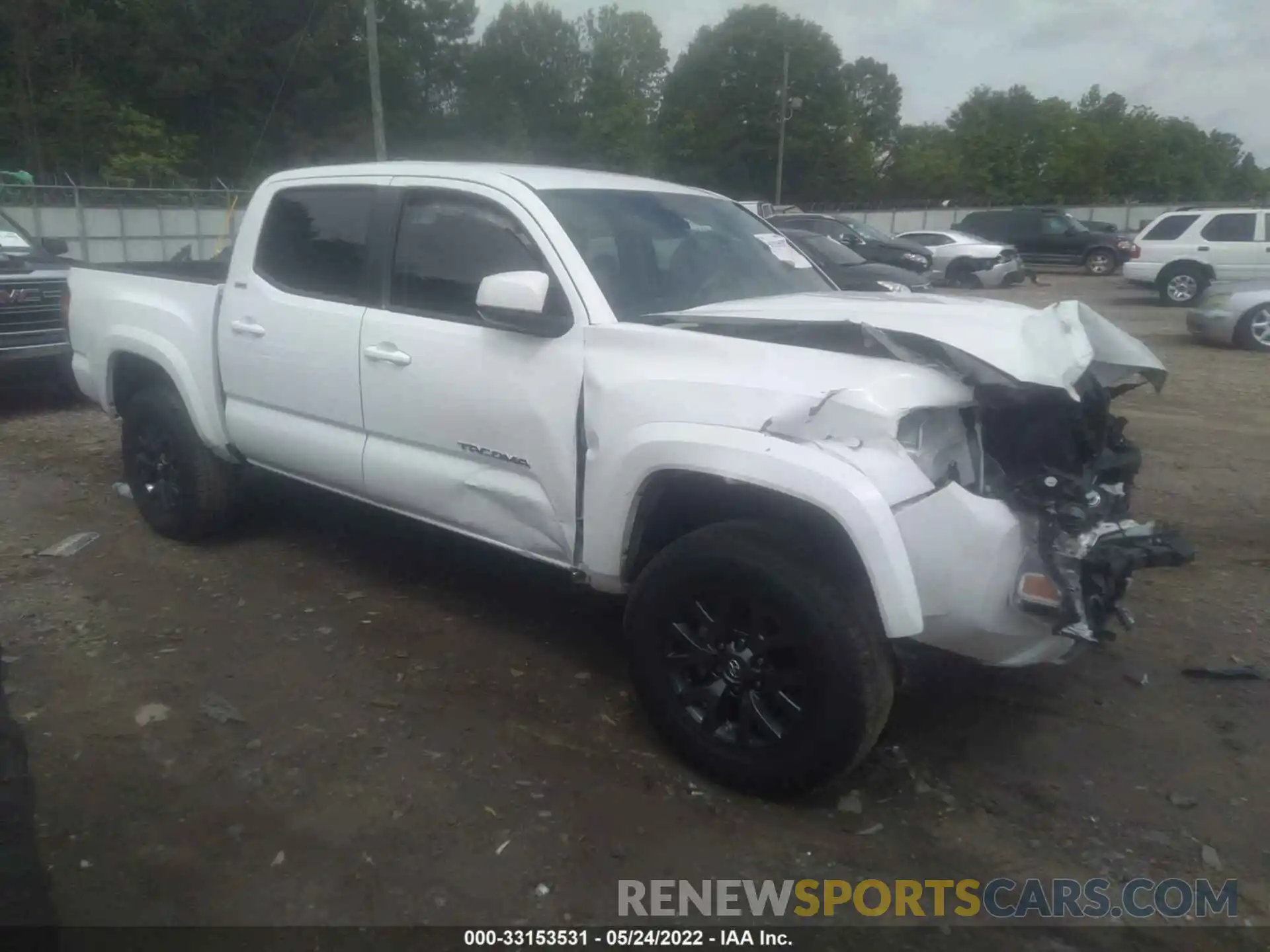 1 Photograph of a damaged car 3TMAZ5CN9LM126261 TOYOTA TACOMA 2WD 2020