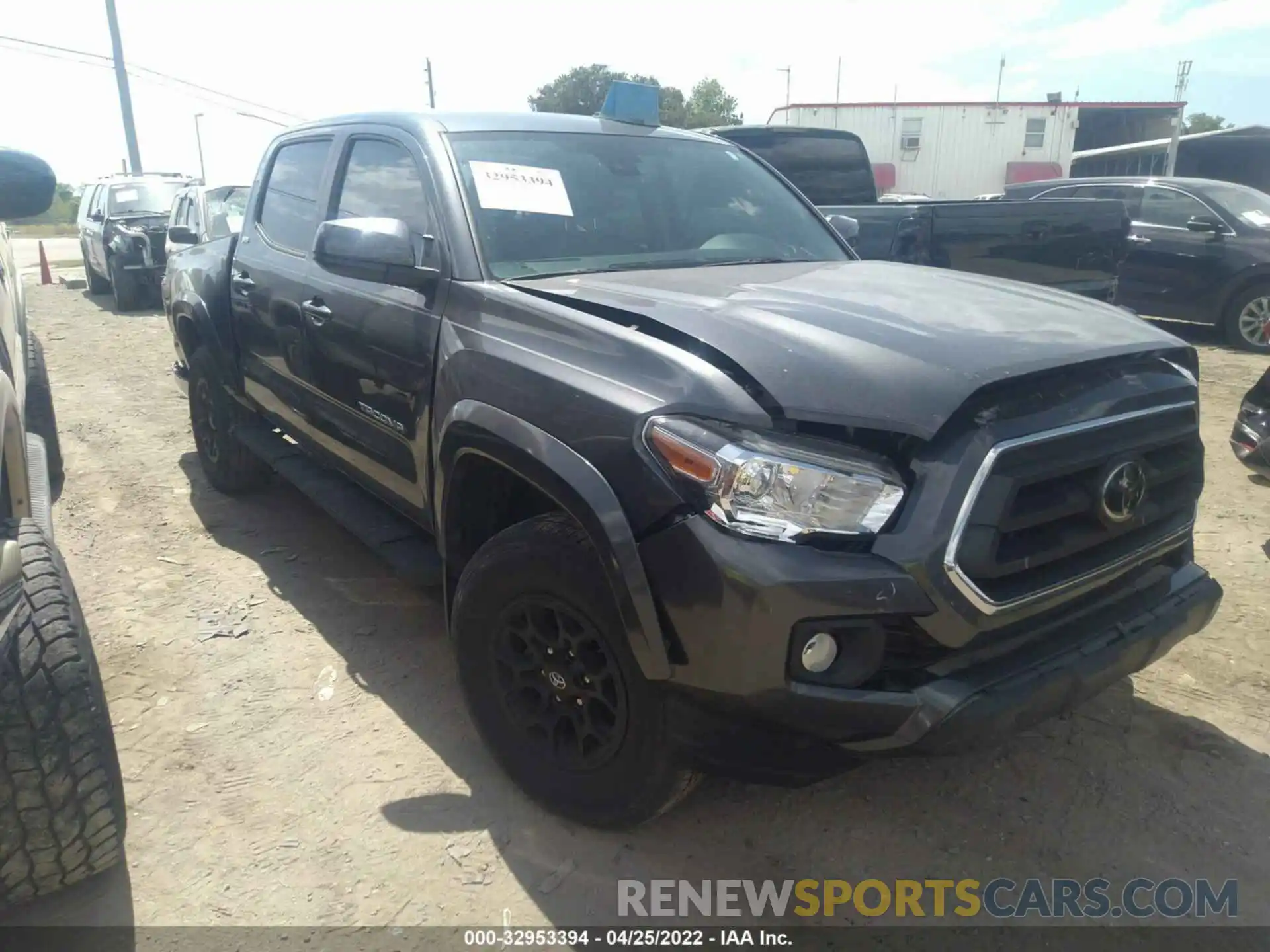 1 Photograph of a damaged car 3TMAZ5CN9LM130469 TOYOTA TACOMA 2WD 2020