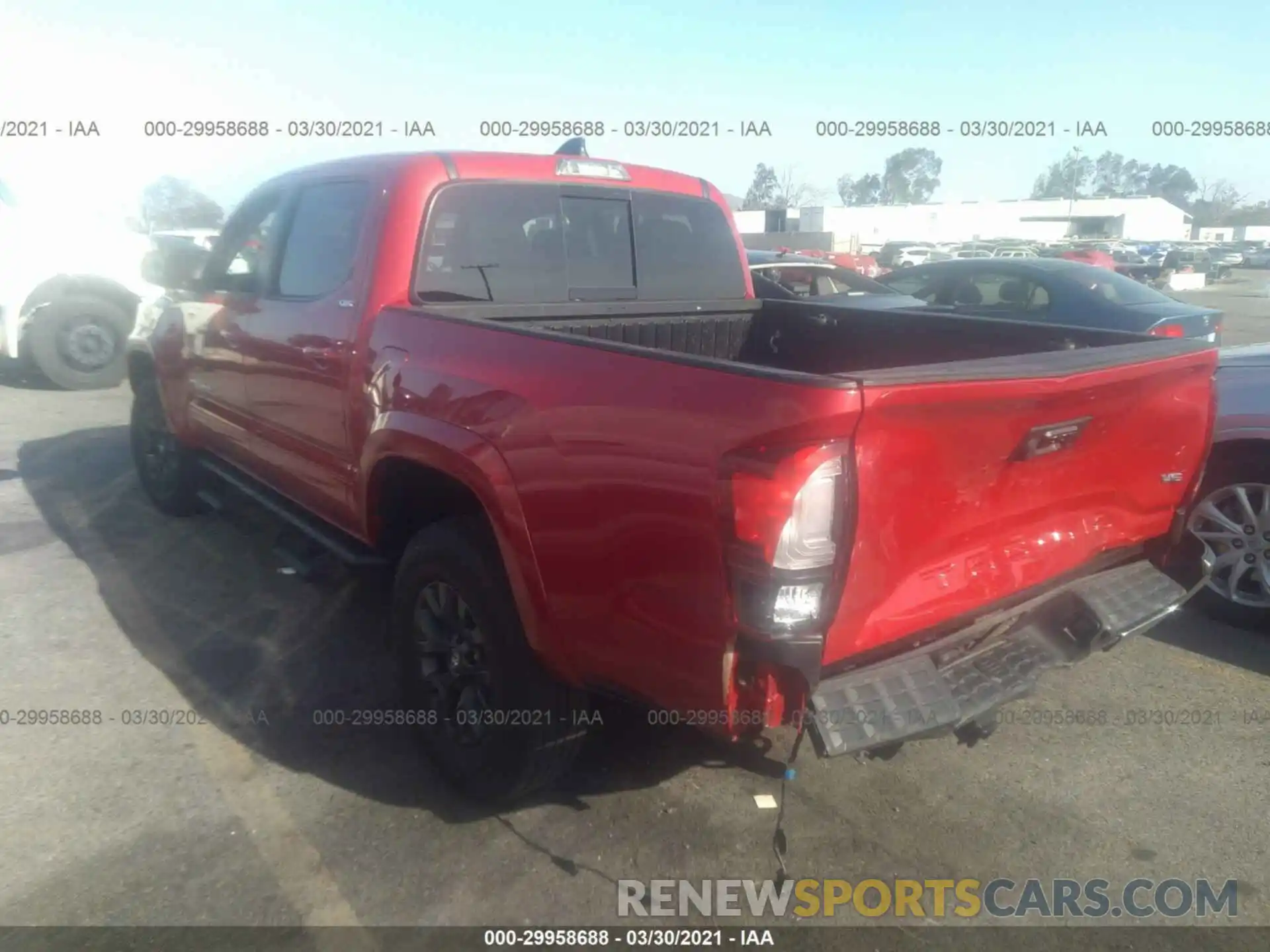 3 Photograph of a damaged car 3TMAZ5CN9LM133226 TOYOTA TACOMA 2WD 2020