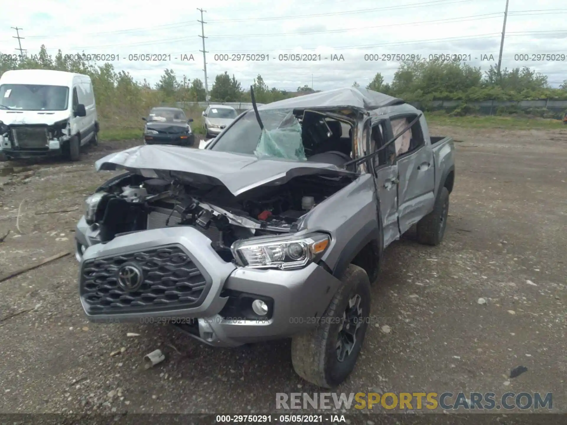 6 Photograph of a damaged car 3TMAZ5CN9LM133405 TOYOTA TACOMA 2WD 2020