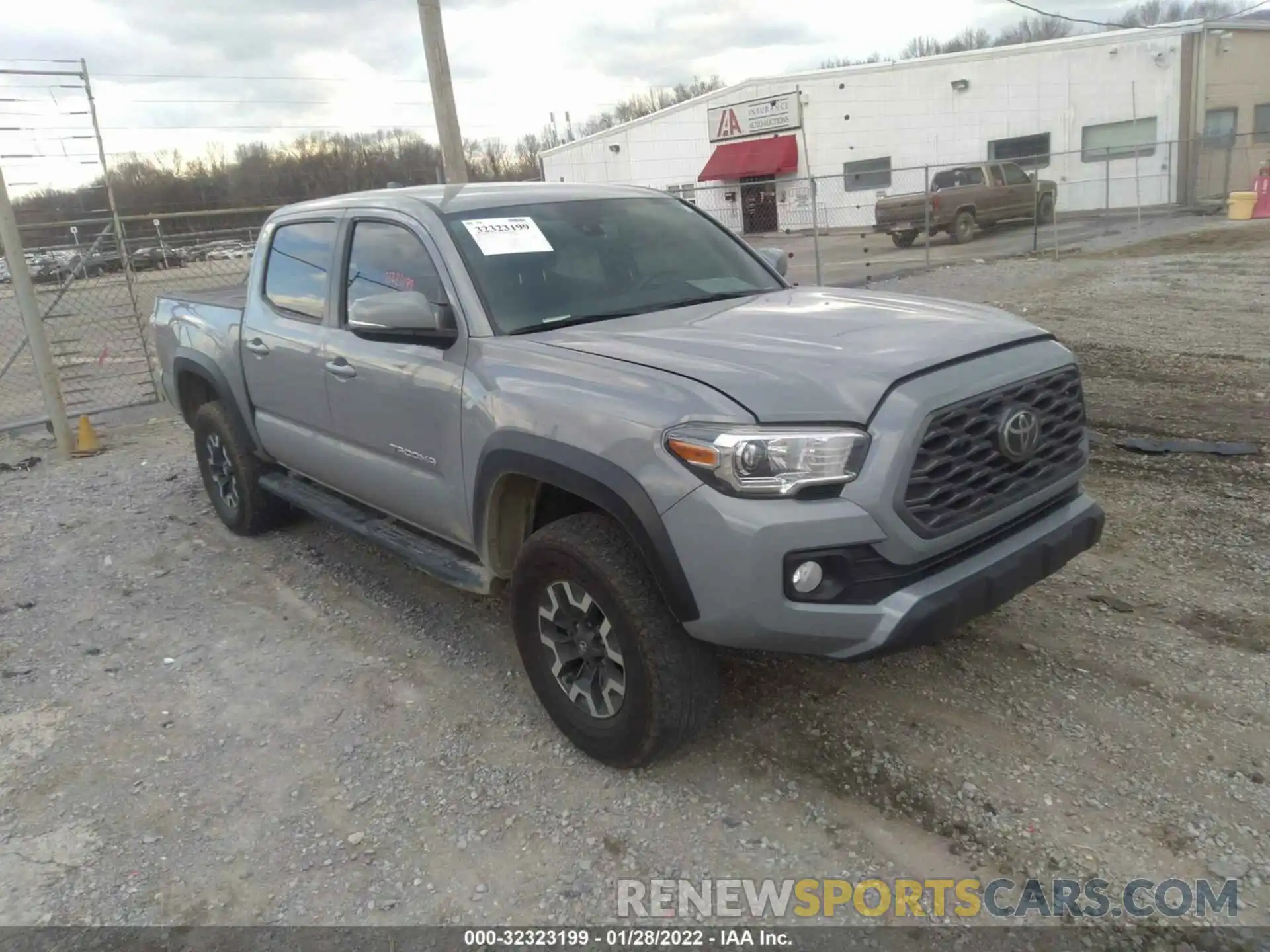 1 Photograph of a damaged car 3TMAZ5CN9LM134280 TOYOTA TACOMA 2WD 2020