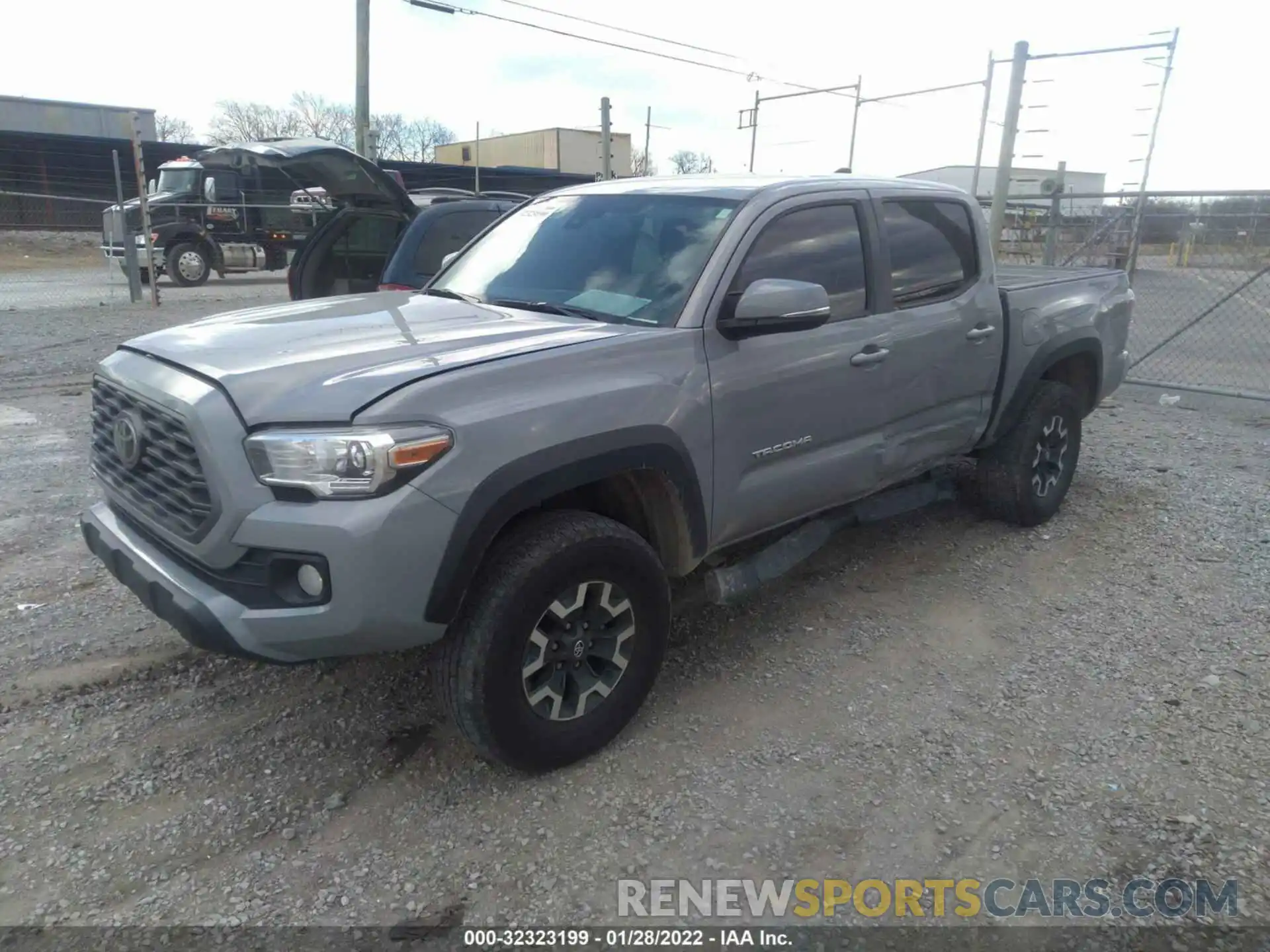 2 Photograph of a damaged car 3TMAZ5CN9LM134280 TOYOTA TACOMA 2WD 2020