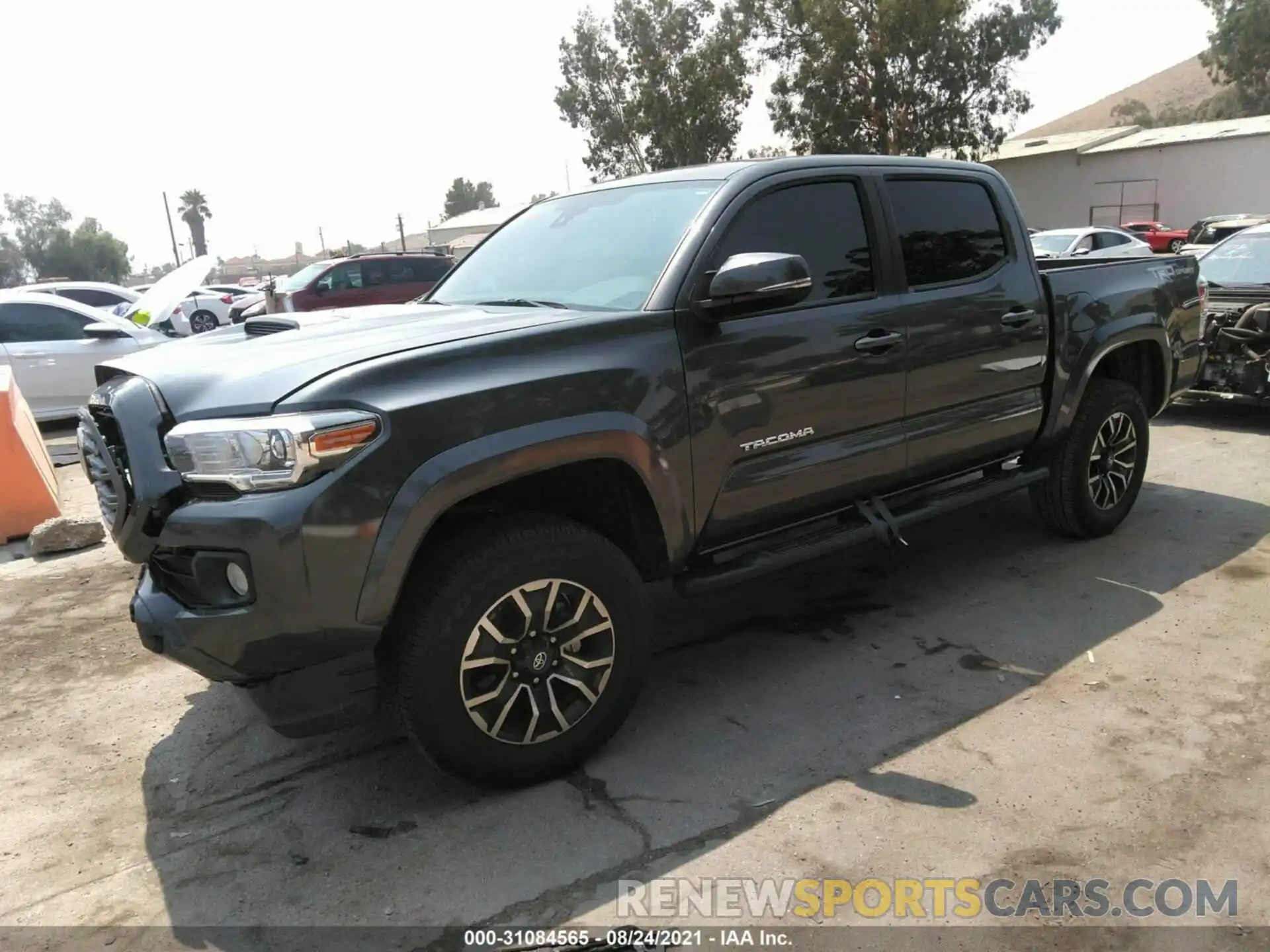 2 Photograph of a damaged car 3TMAZ5CN9LM135669 TOYOTA TACOMA 2WD 2020