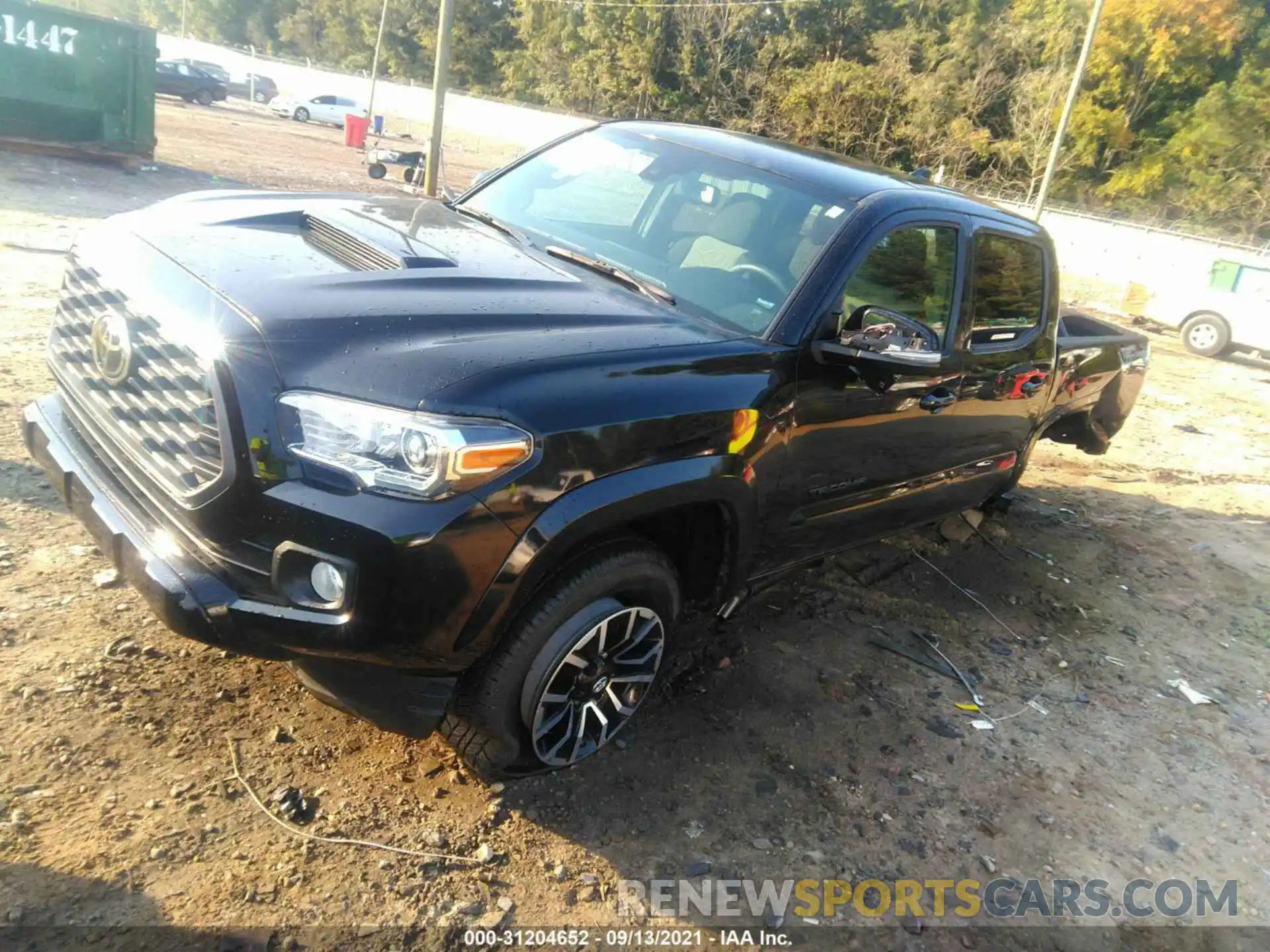 2 Photograph of a damaged car 3TMAZ5CN9LM135865 TOYOTA TACOMA 2WD 2020