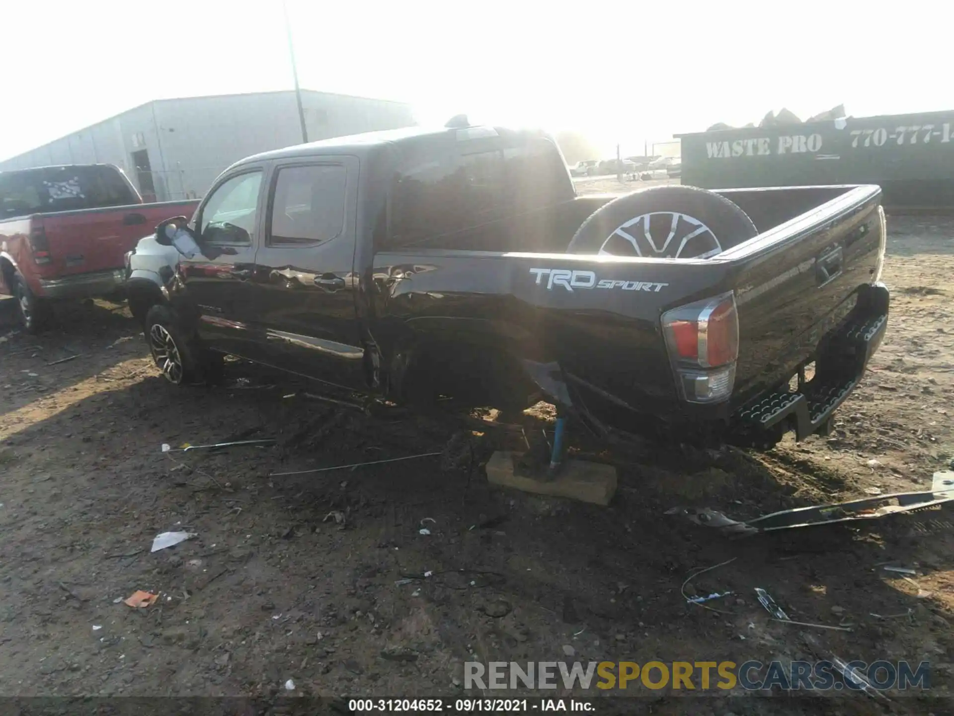 3 Photograph of a damaged car 3TMAZ5CN9LM135865 TOYOTA TACOMA 2WD 2020