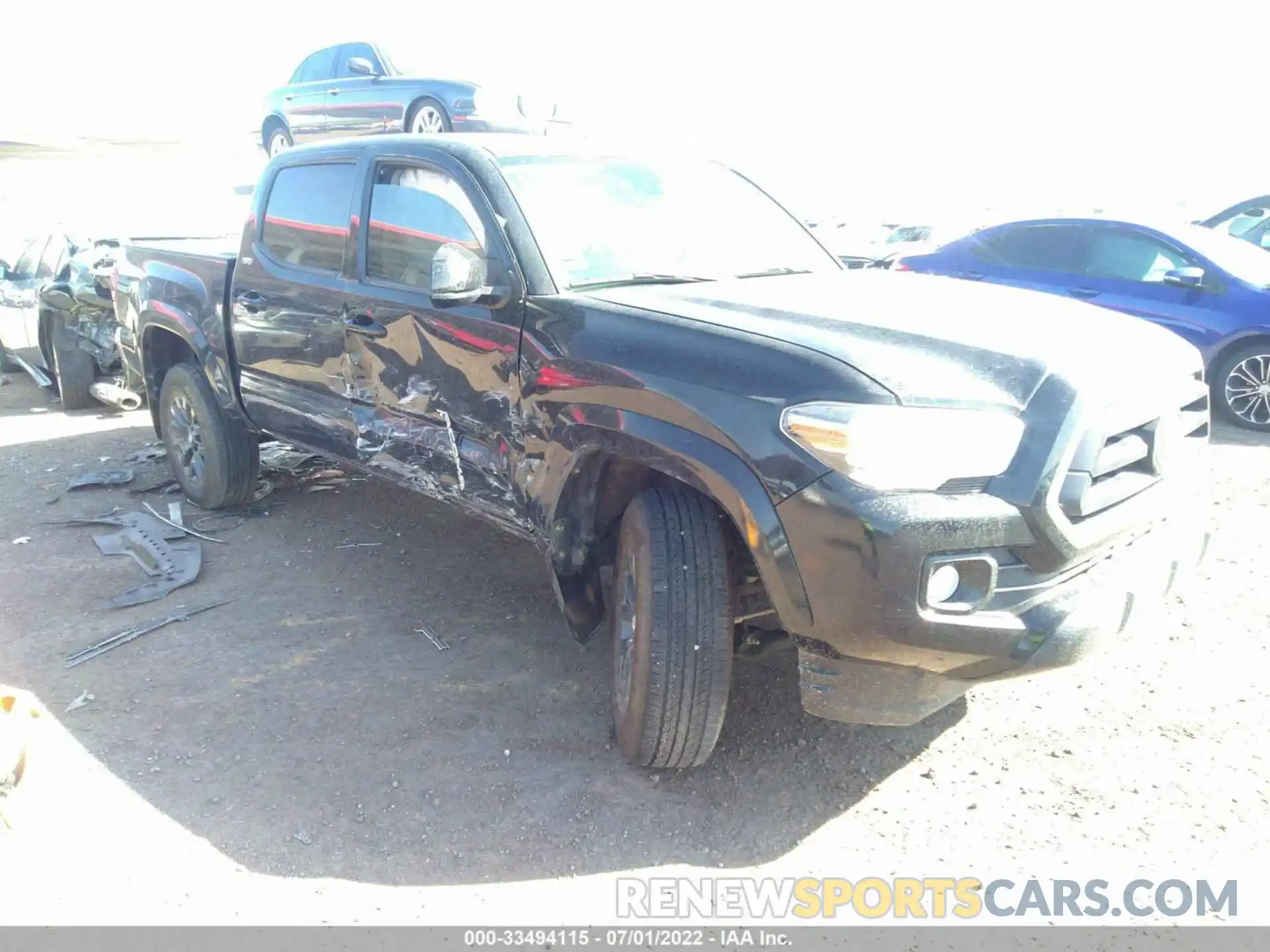 1 Photograph of a damaged car 3TMAZ5CN9LM137180 TOYOTA TACOMA 2WD 2020