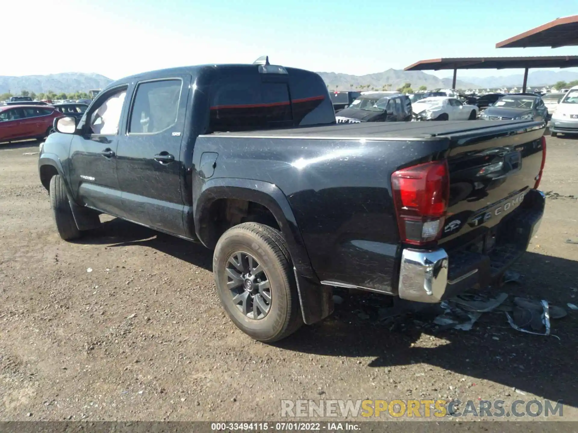 3 Photograph of a damaged car 3TMAZ5CN9LM137180 TOYOTA TACOMA 2WD 2020