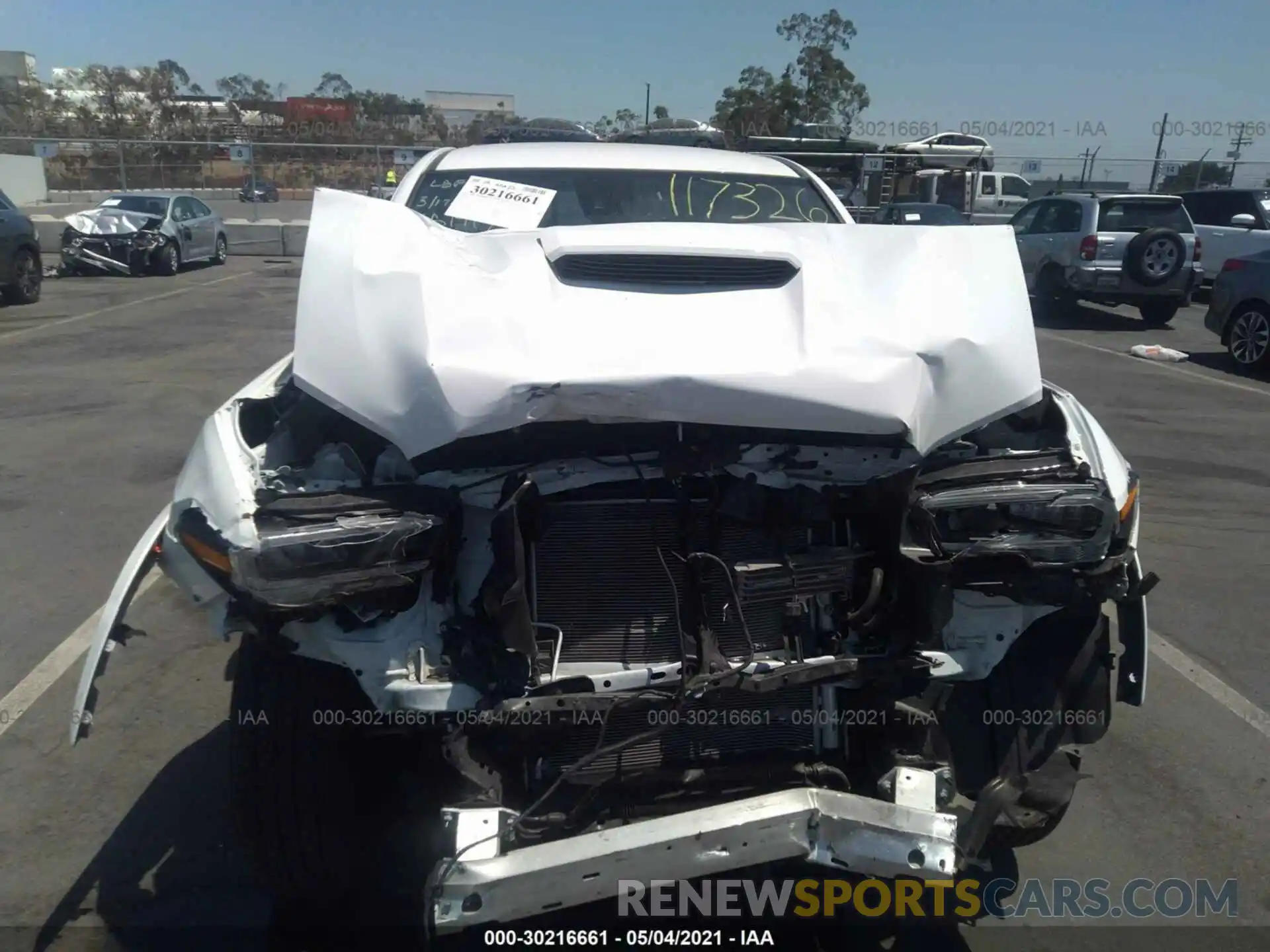 6 Photograph of a damaged car 3TMAZ5CNXLM117326 TOYOTA TACOMA 2WD 2020