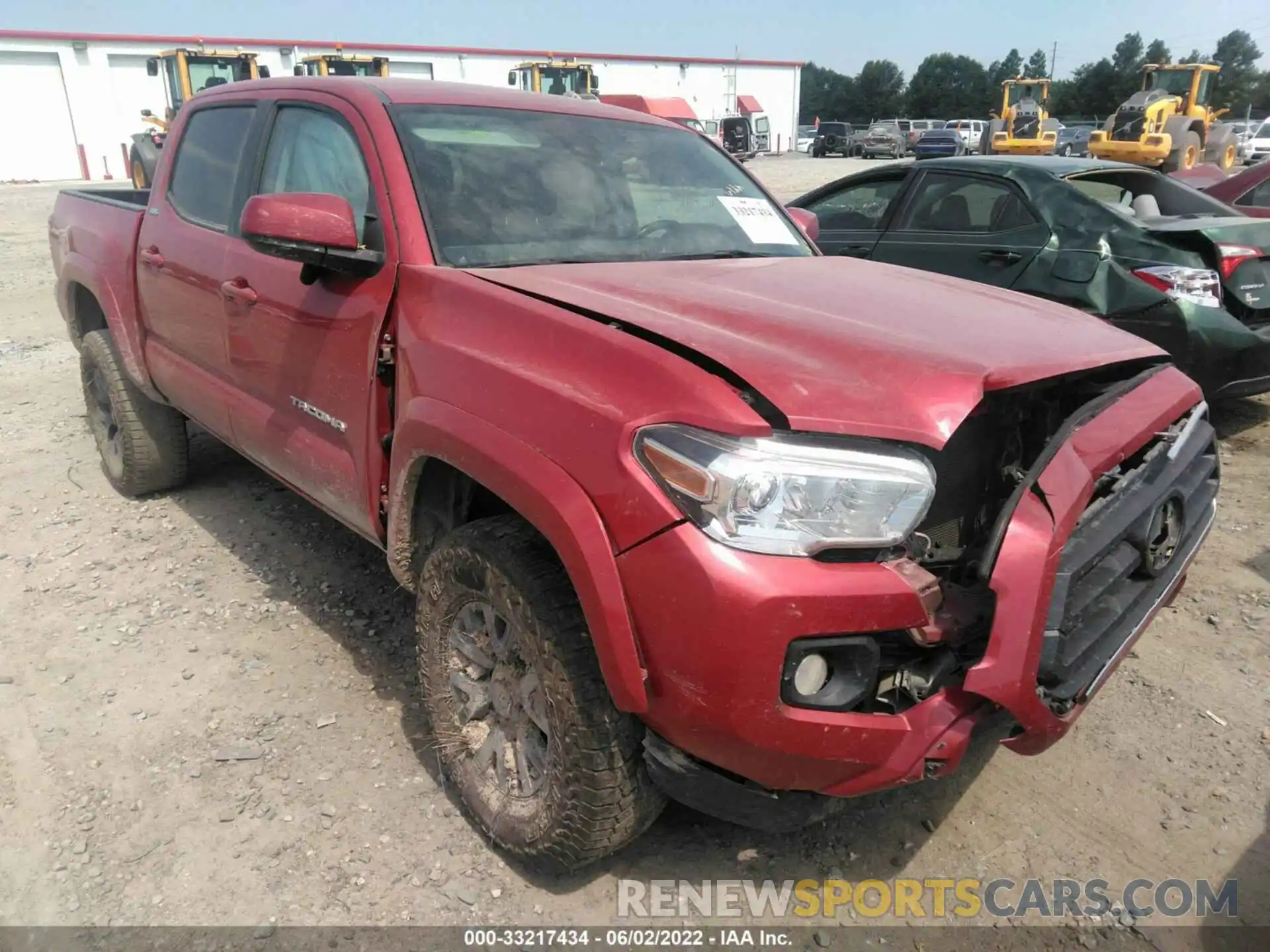 1 Photograph of a damaged car 3TMAZ5CNXLM125491 TOYOTA TACOMA 2WD 2020