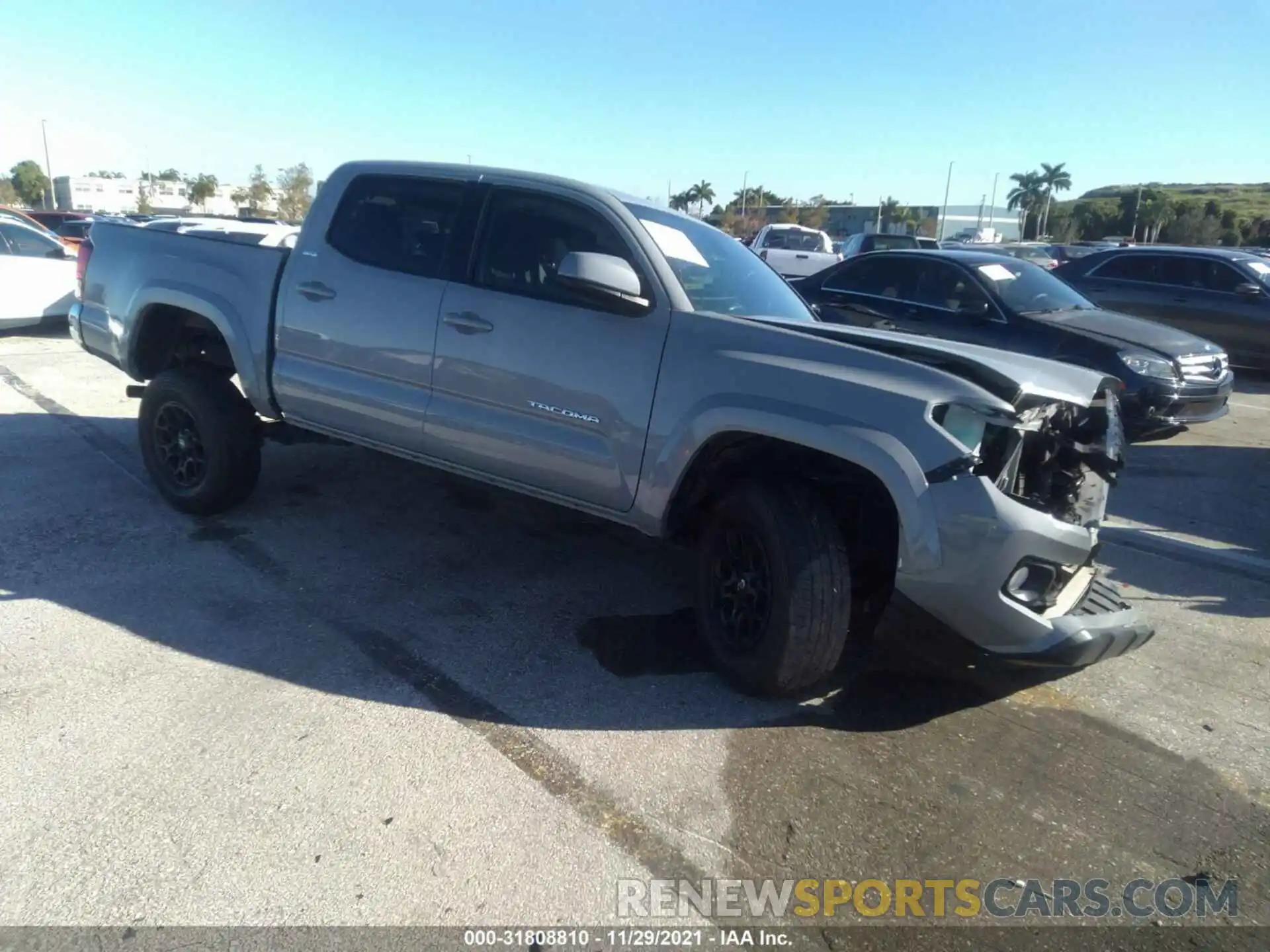 1 Photograph of a damaged car 3TMAZ5CNXLM125927 TOYOTA TACOMA 2WD 2020