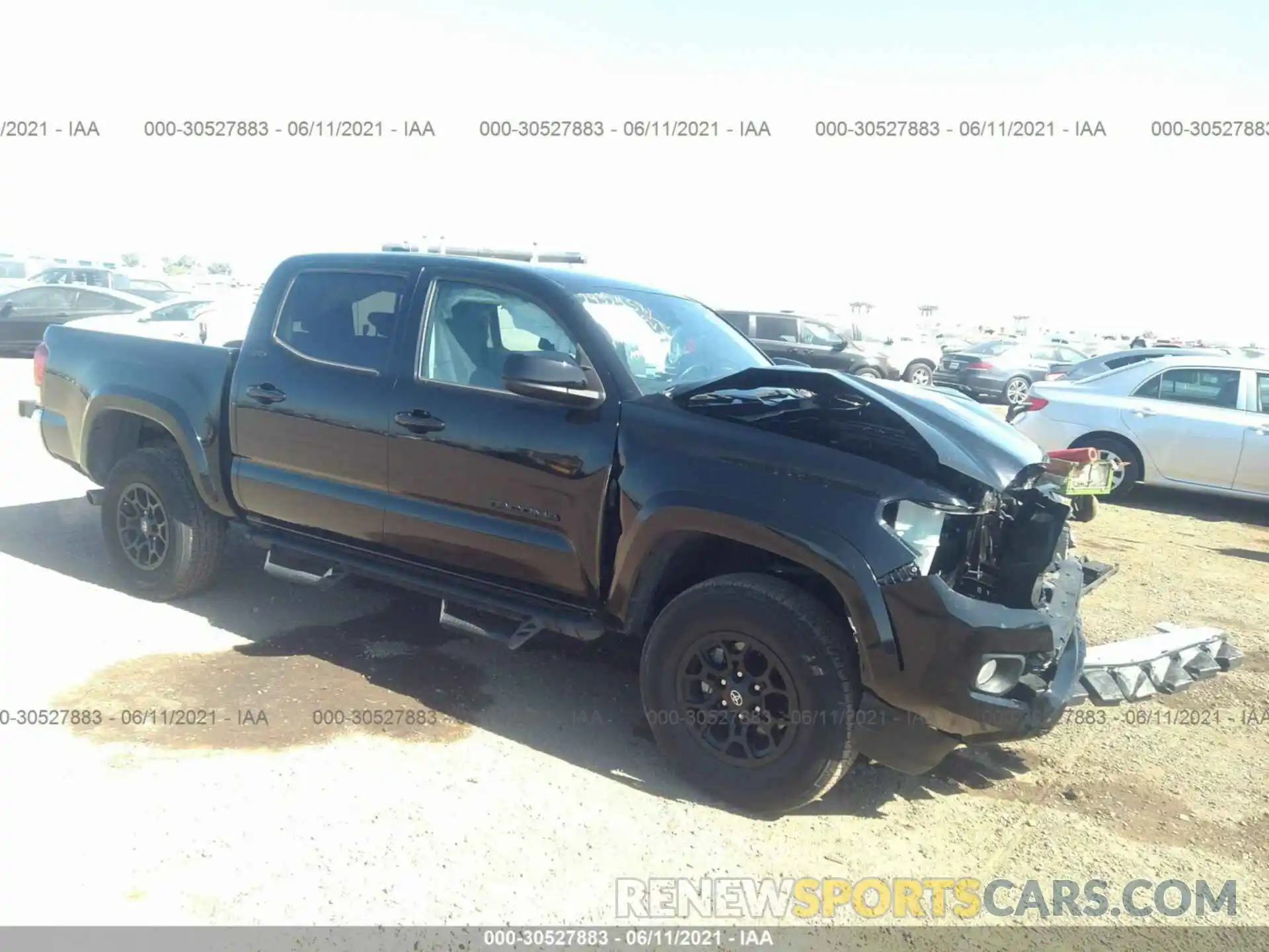 1 Photograph of a damaged car 3TMAZ5CNXLM126107 TOYOTA TACOMA 2WD 2020