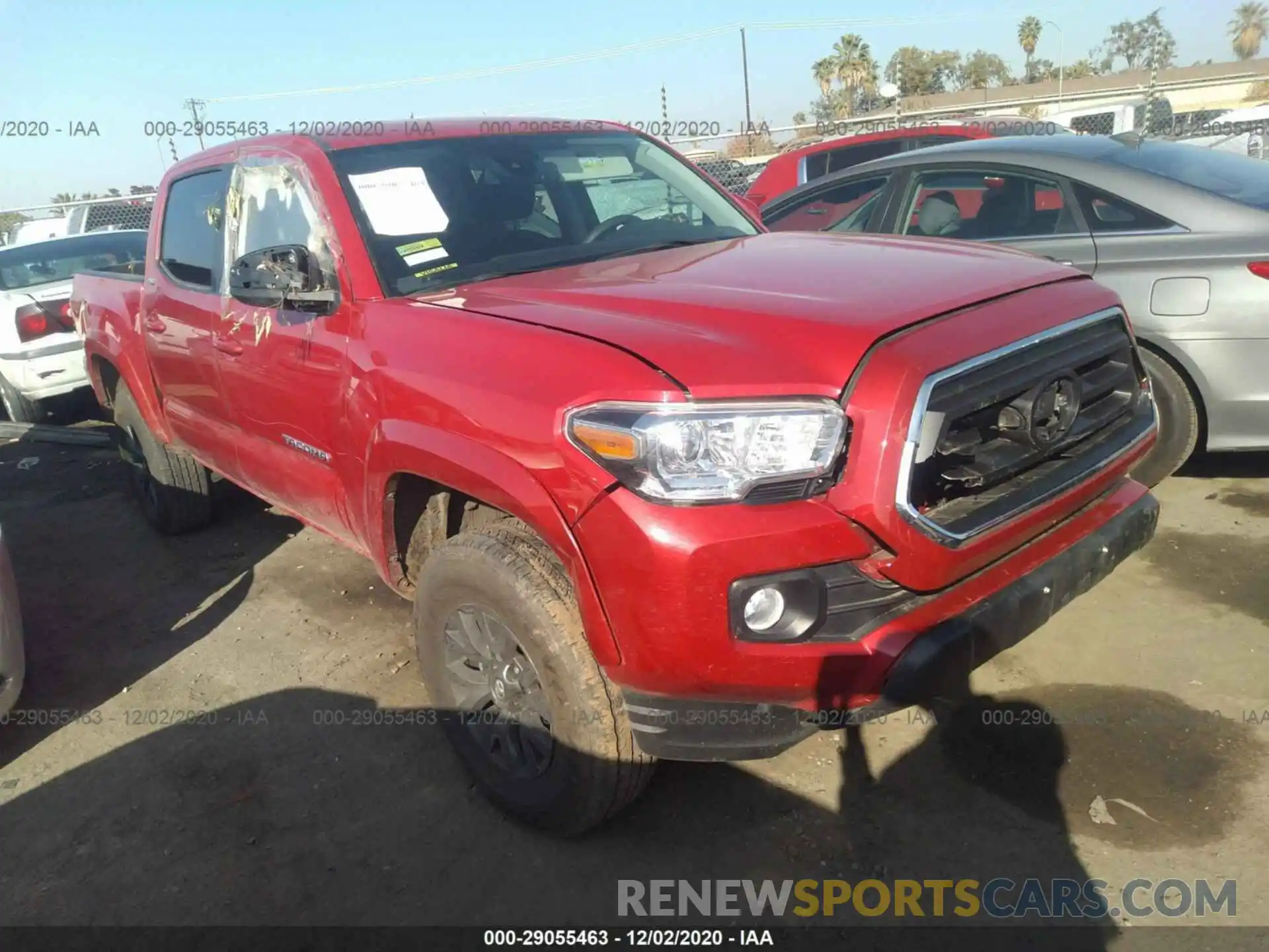 1 Photograph of a damaged car 3TMAZ5CNXLM126687 TOYOTA TACOMA 2WD 2020