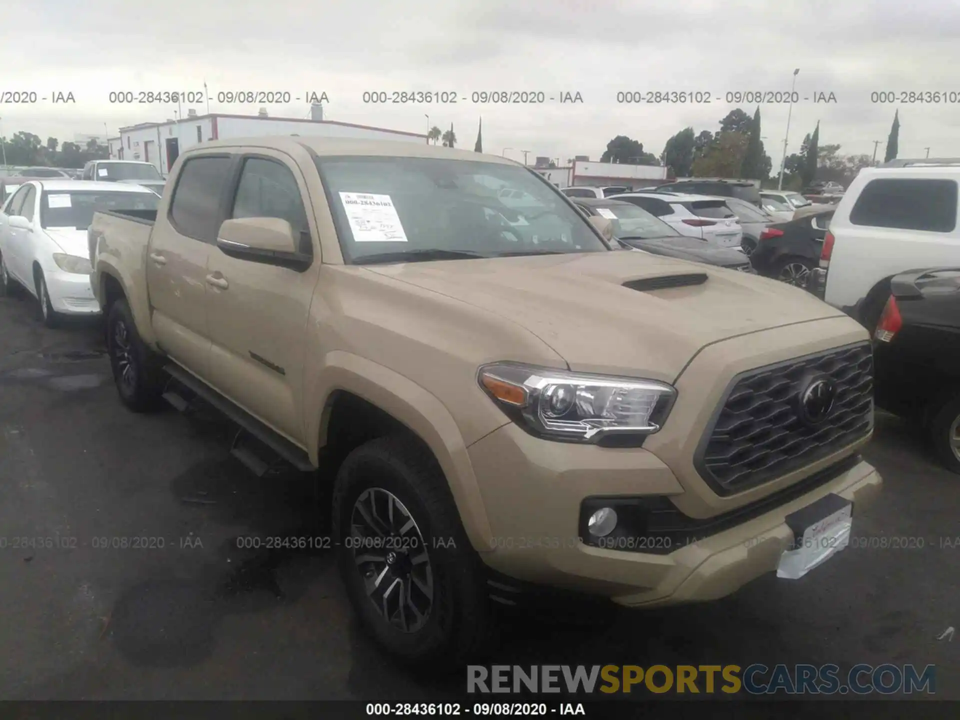 6 Photograph of a damaged car 3TMAZ5CNXLM127872 TOYOTA TACOMA 2WD 2020