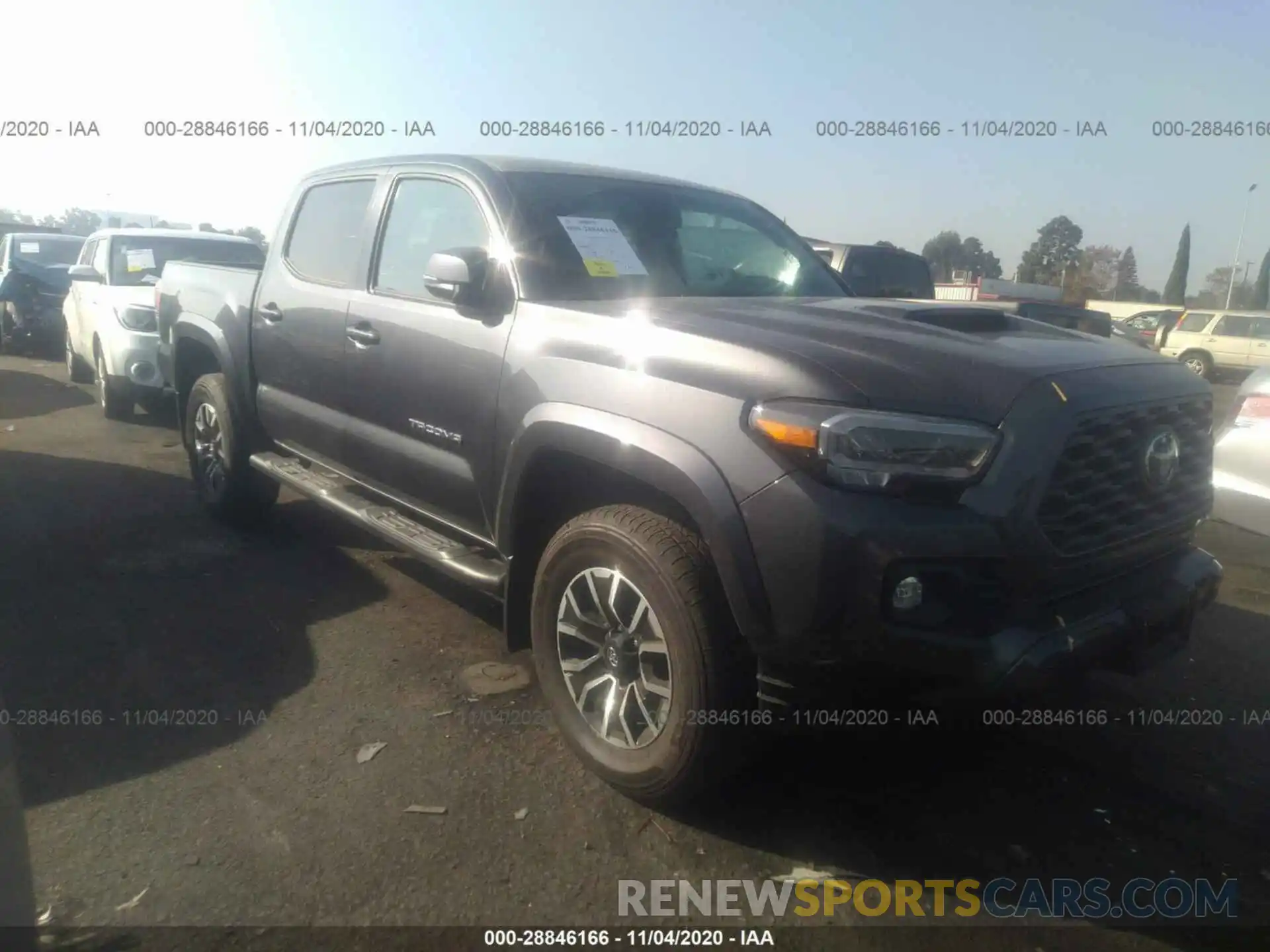 1 Photograph of a damaged car 3TMAZ5CNXLM130044 TOYOTA TACOMA 2WD 2020