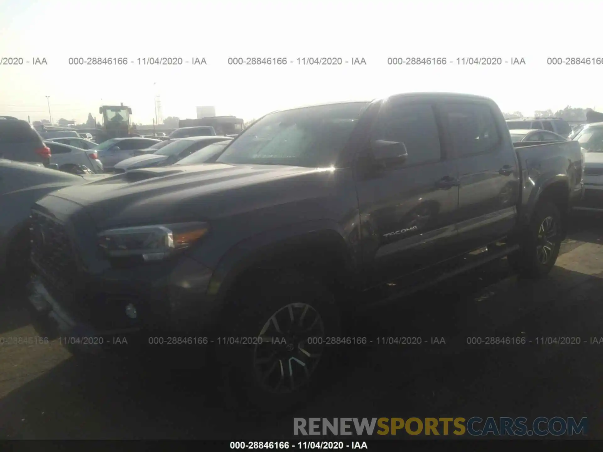 2 Photograph of a damaged car 3TMAZ5CNXLM130044 TOYOTA TACOMA 2WD 2020