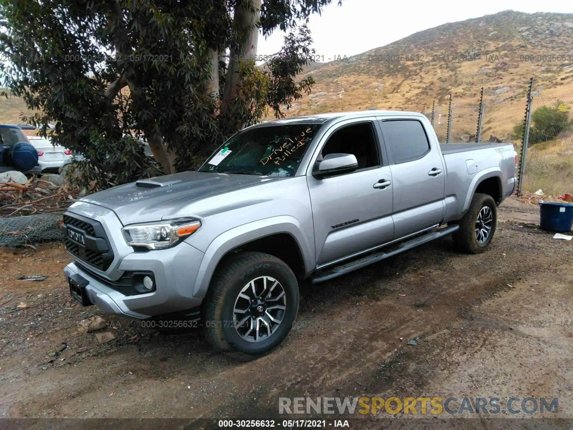 2 Photograph of a damaged car 3TMBZ5DN0LM026861 TOYOTA TACOMA 2WD 2020