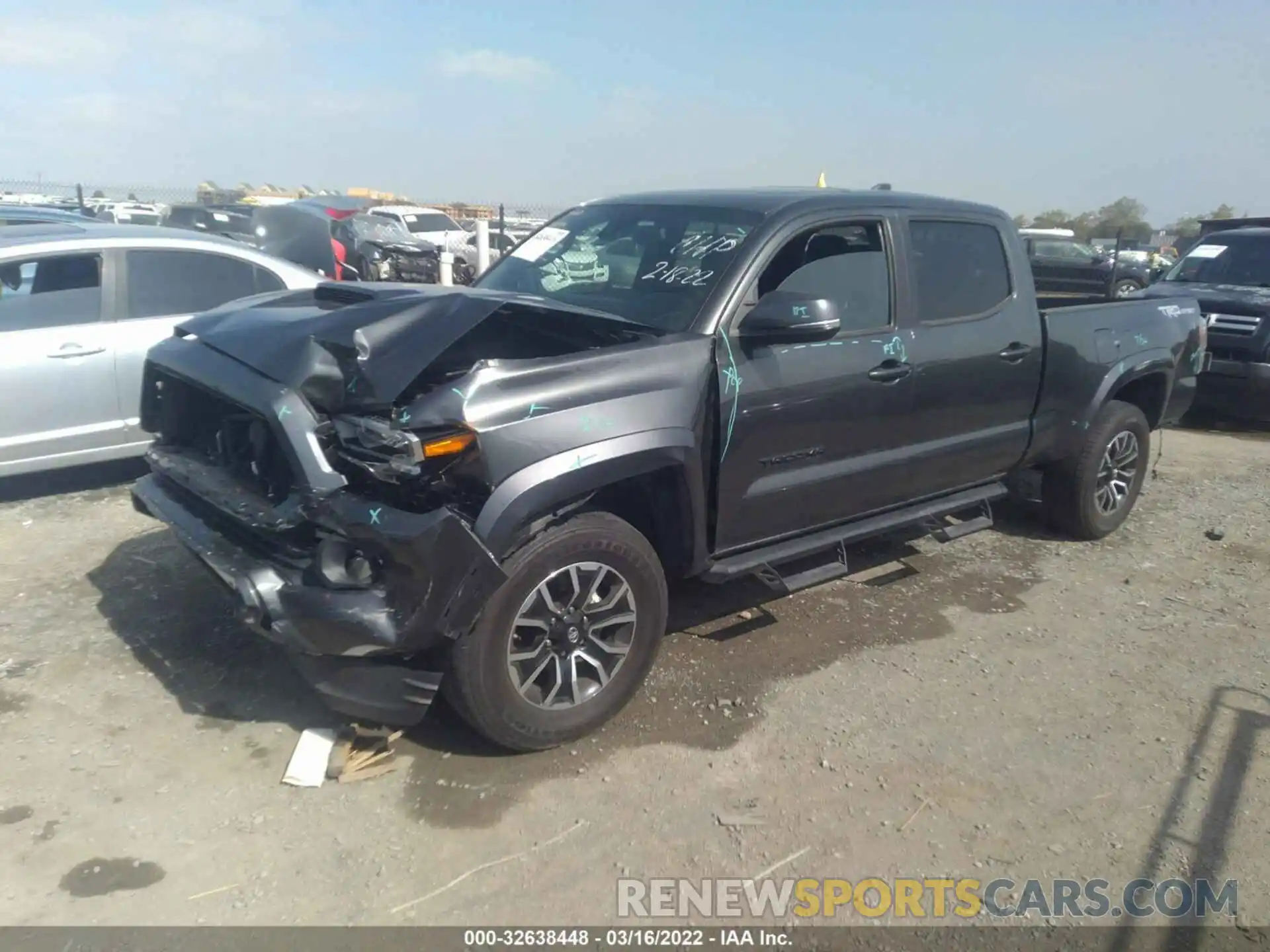 2 Photograph of a damaged car 3TMBZ5DN1LM024083 TOYOTA TACOMA 2WD 2020