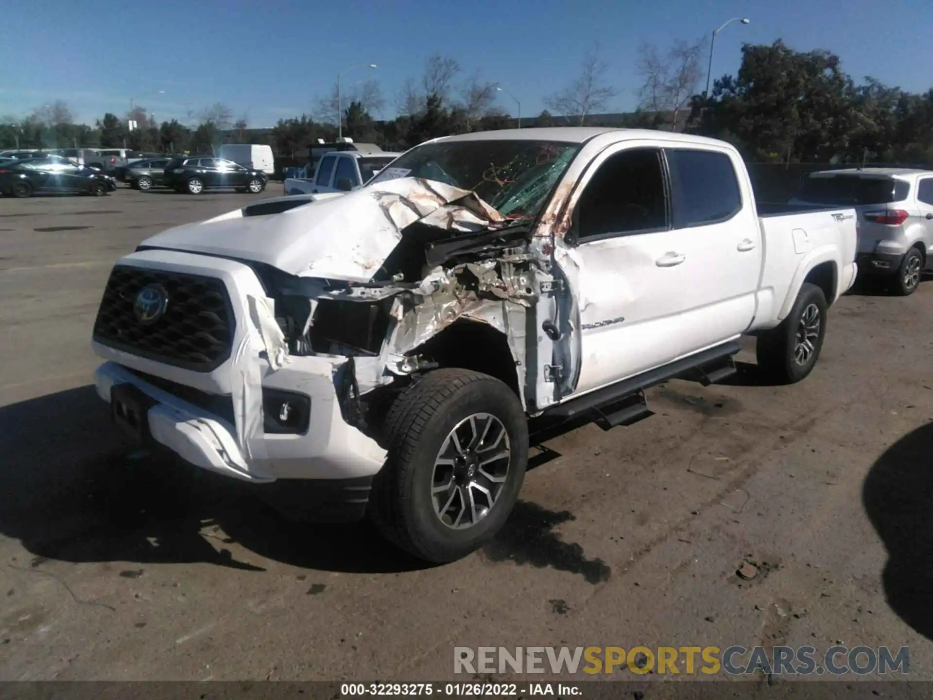 2 Photograph of a damaged car 3TMBZ5DN2LM024299 TOYOTA TACOMA 2WD 2020